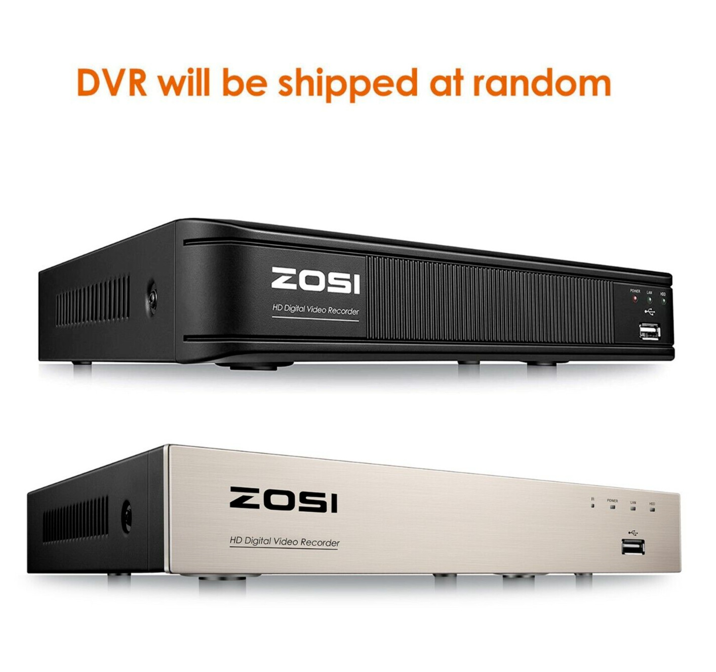 ZOSI 5MP Lite 8CH DVR 1080P Security Camera System Outdoor CCTV 24/7 View IP66