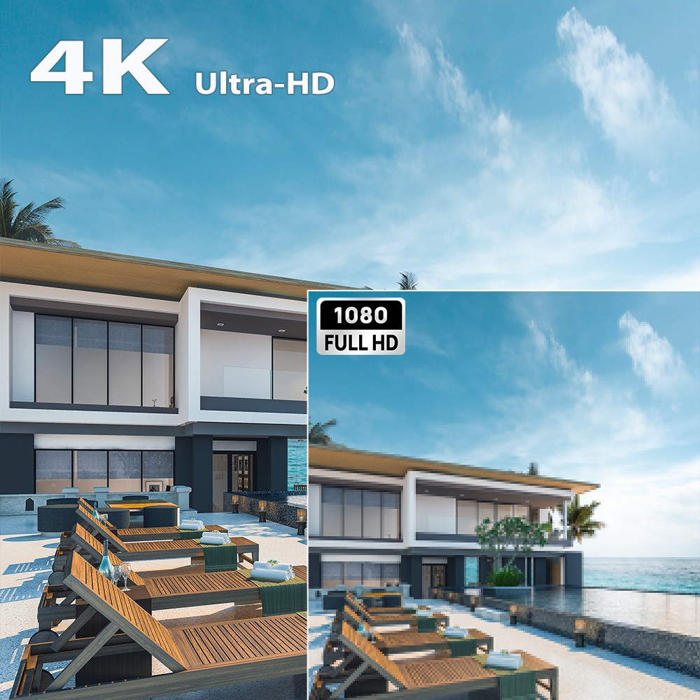 Vikylin 8CH 8POE 4K 8MP Outdoor Security Camera System Color Night Vision Lot