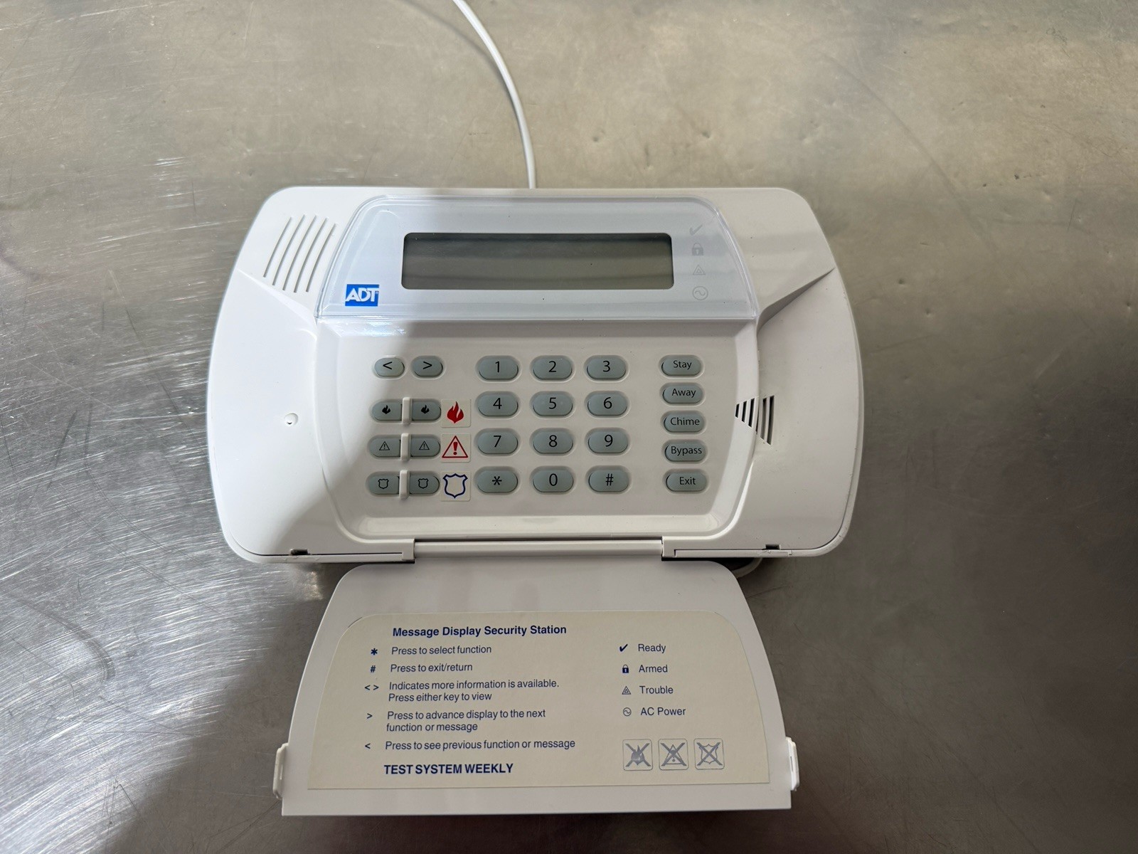 DSC Impassa SCW9057G-433 ADT Wireless Alarm Panel w/ WS4904P Motion & Power