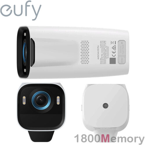 eufy Security eufyCam S3 Pro MaxColor Vision 4K Wireless Camera Solar HomeBase