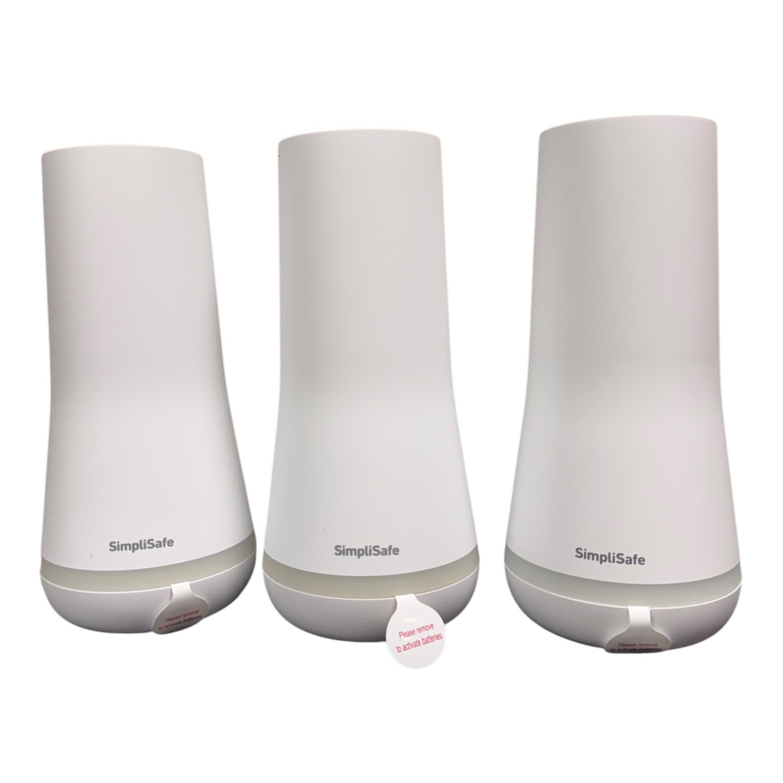 SimpliSafe Home Security Base Station GEN3 BS3W Lot of 3. Missing one charger.