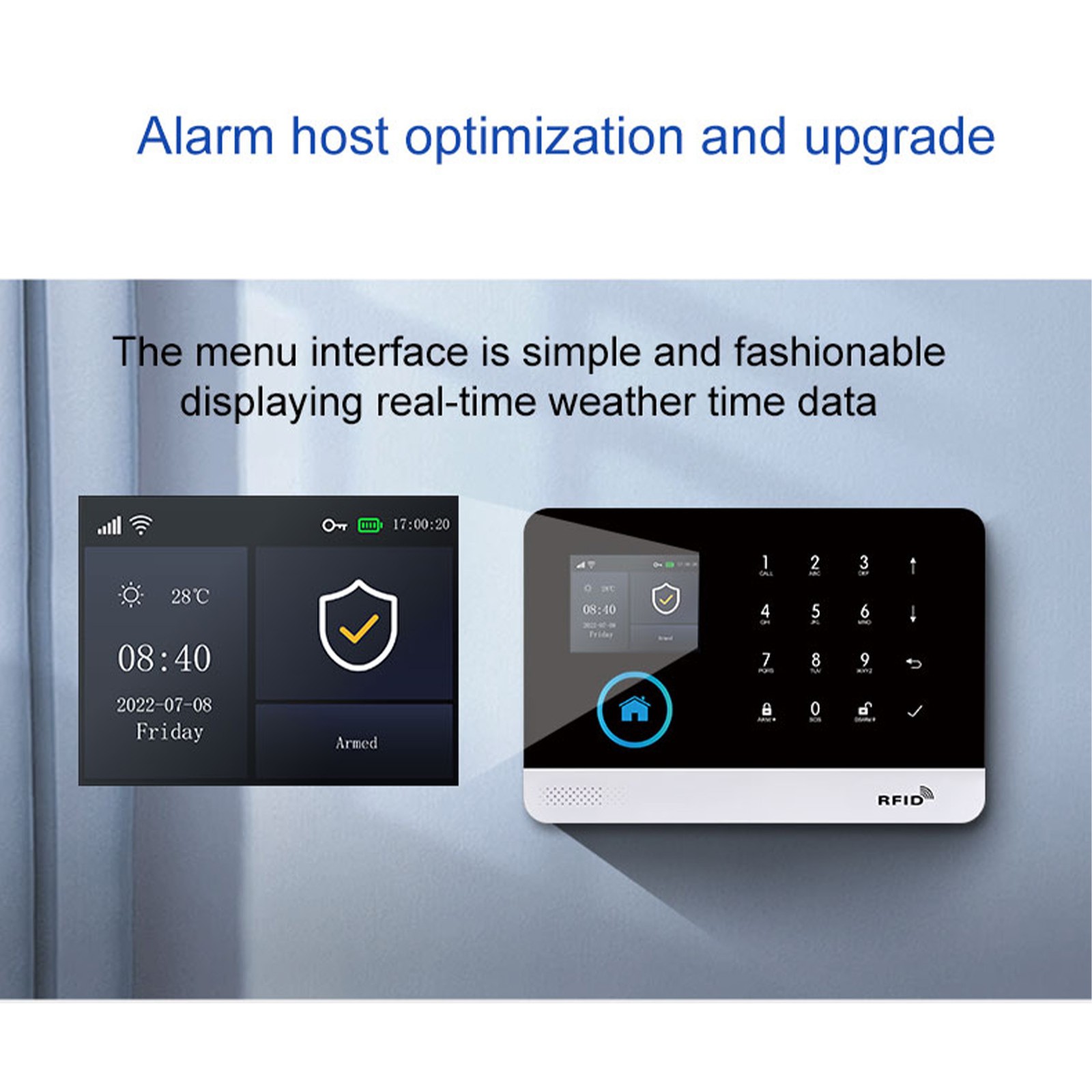 4G WiFi Wireless Home Alarm System DIY Smart Wireless Alarm System With TY GNQX