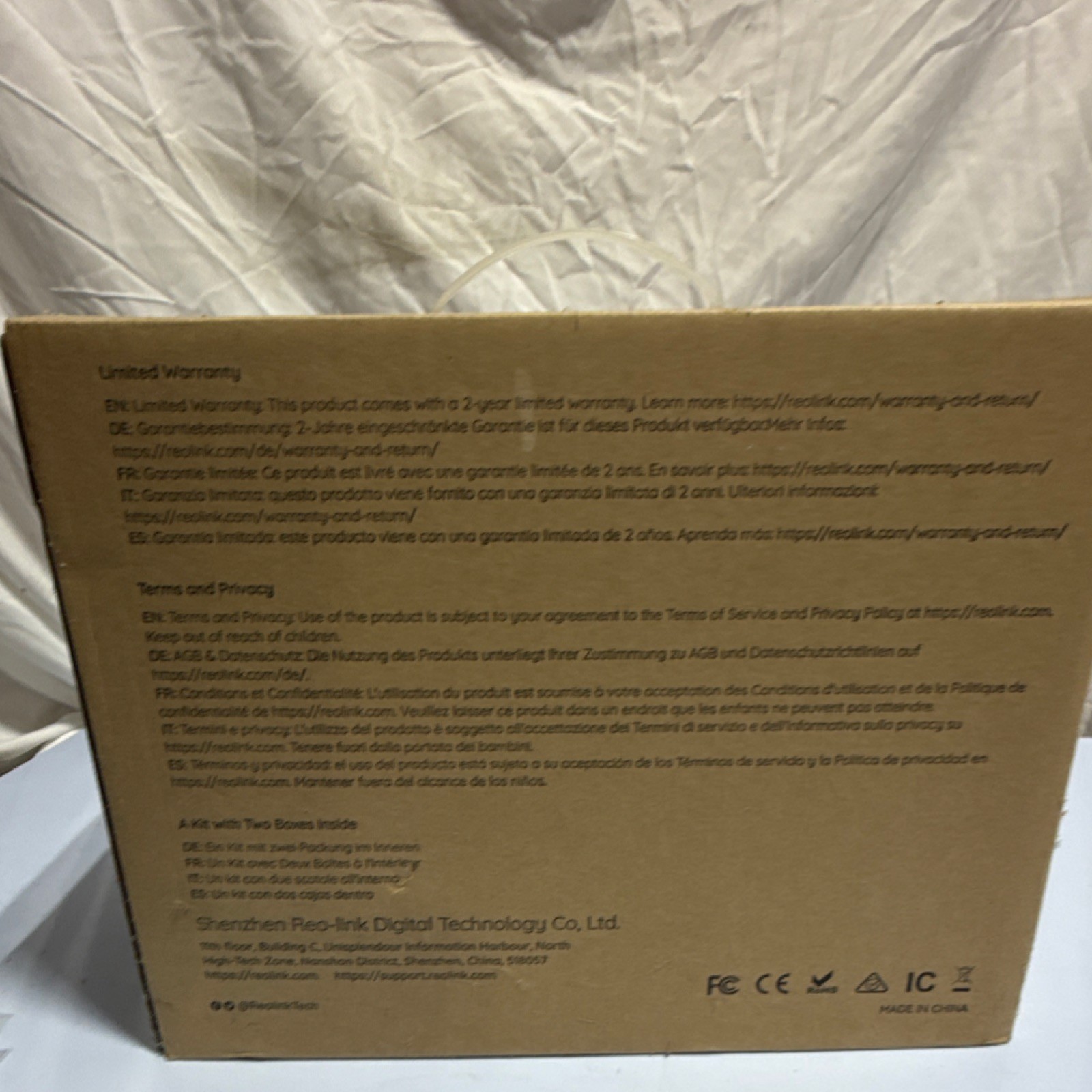 Reolink RLK8-410B4-4MP 4MP PoE 8CH NVR 4-Cam 2TB Night Vision System