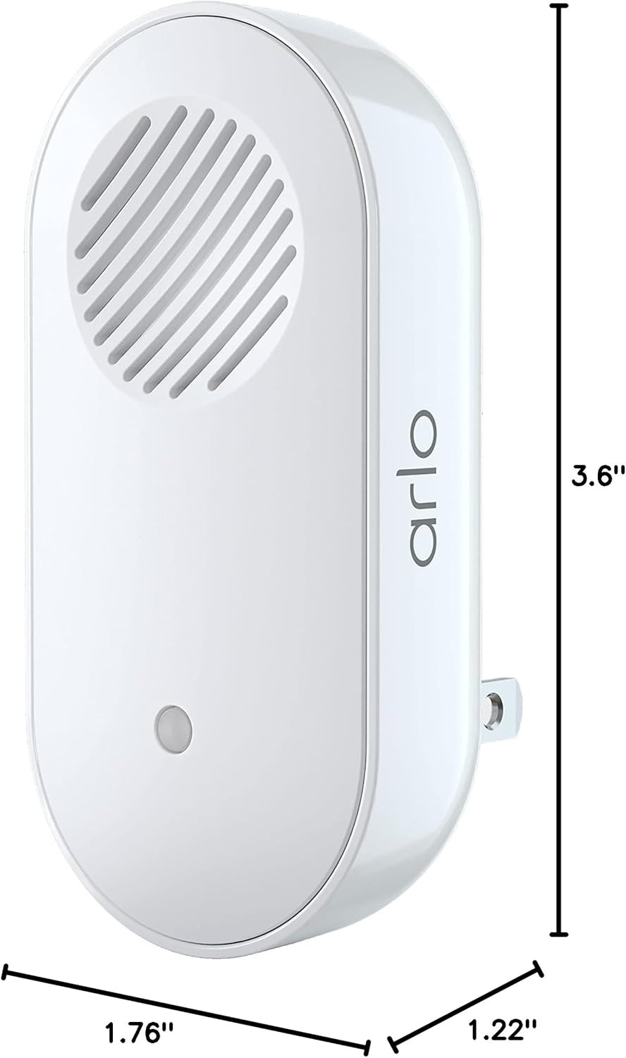 Chime 2, Built-In Siren, Audible Alerts, Customizable Melodies, Wi-Fi Connected,
