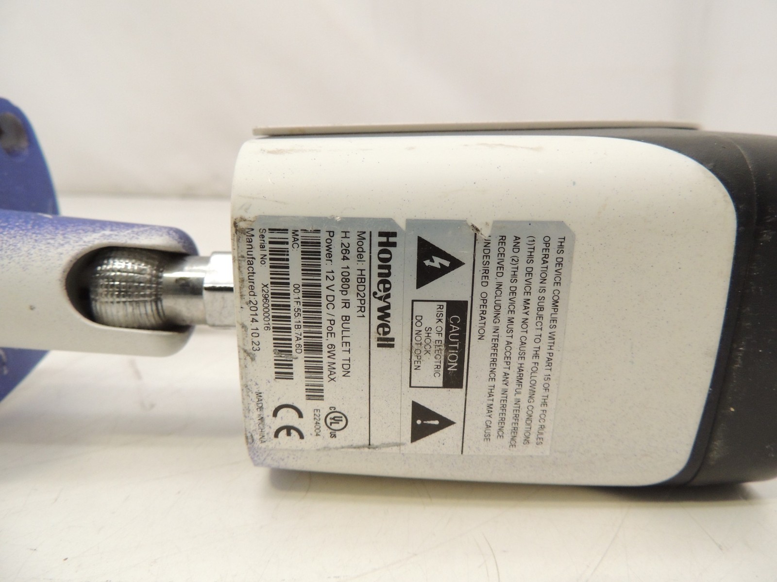 Honeywell HBD2PR1 1920X1080 IP Network Security Camera PoE or 12v IP66