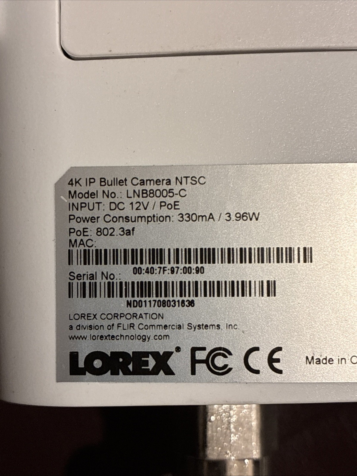 Lorex 4K Ultra HD NVR with 6 Cameras