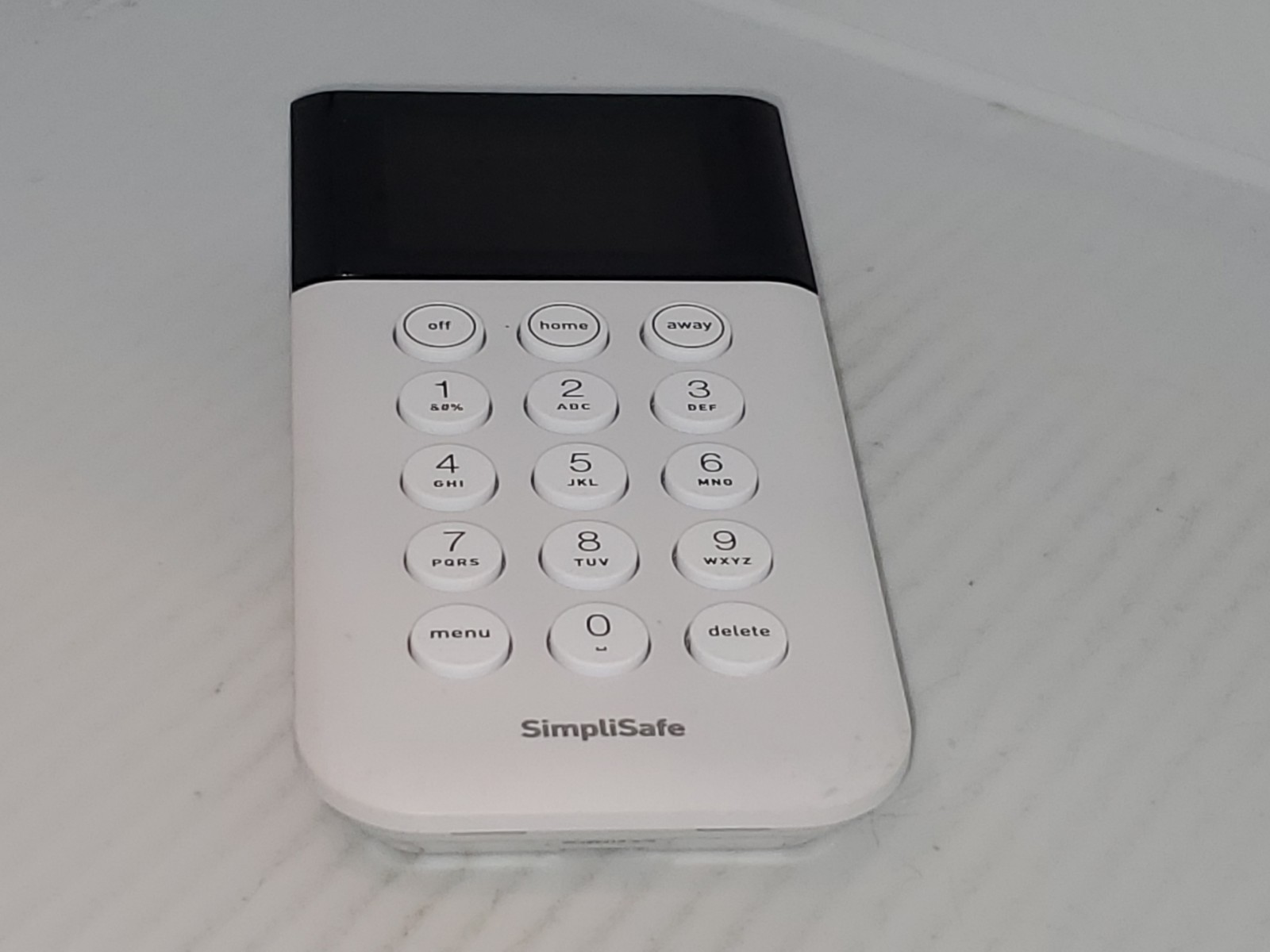 SimpliSafe SSKP3 Keypad White Wireless Touch-to-Wake Home Security GEN 3 – Used
