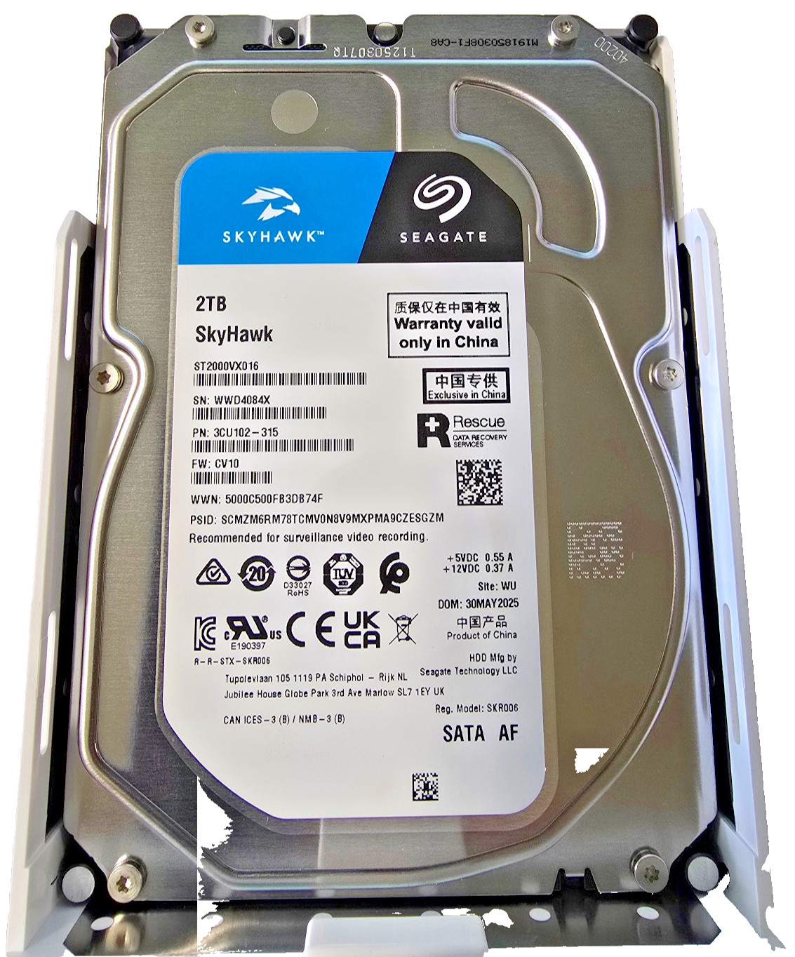 eufy HomeBase Pro S1 – 4G connectivity, UPS, with new 2TB Seagate Skyhawk HD