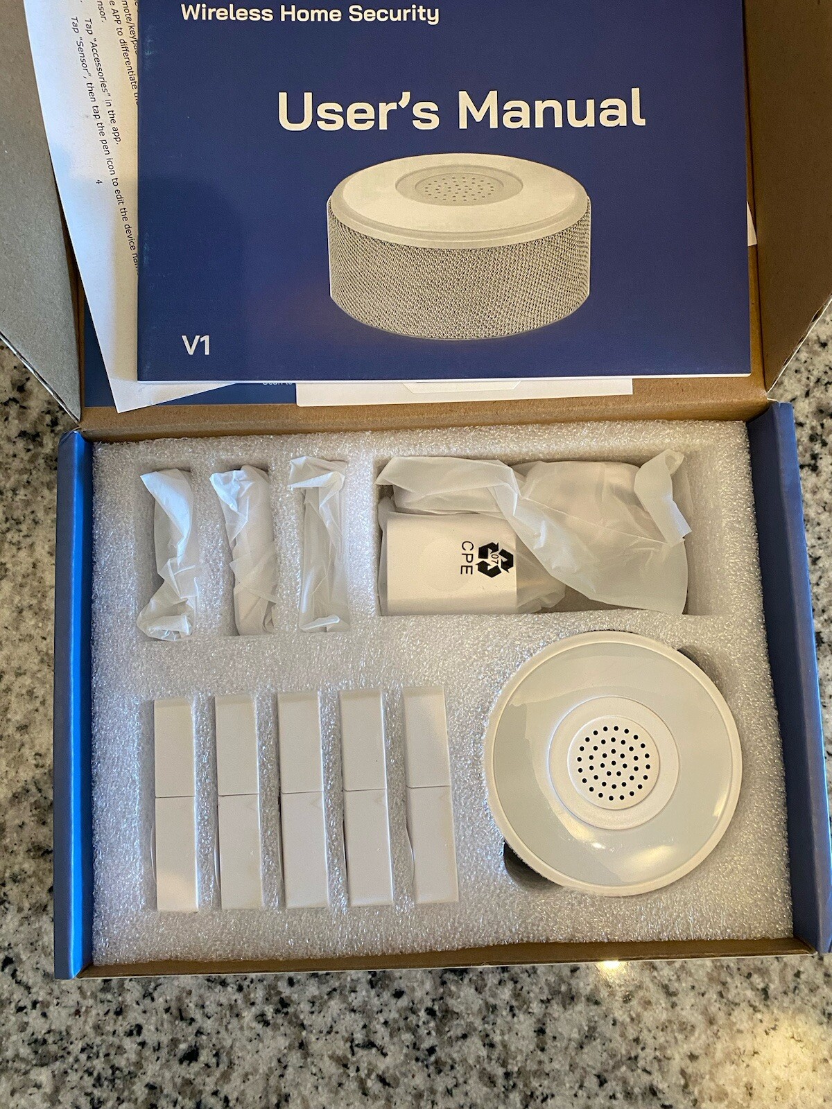 Tolviviov Alarm Wireless Home Security 8-Piece Set
