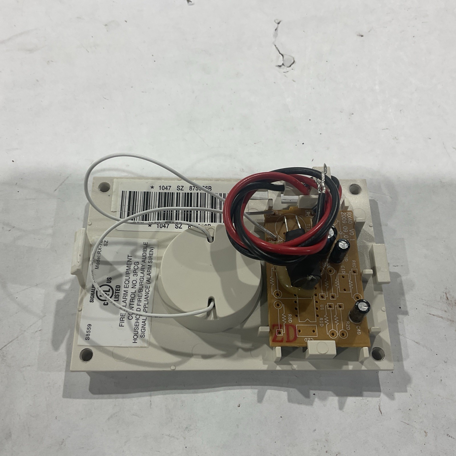 ADT RX-7C Indoor Sounder SCN# 875936B – Open Box