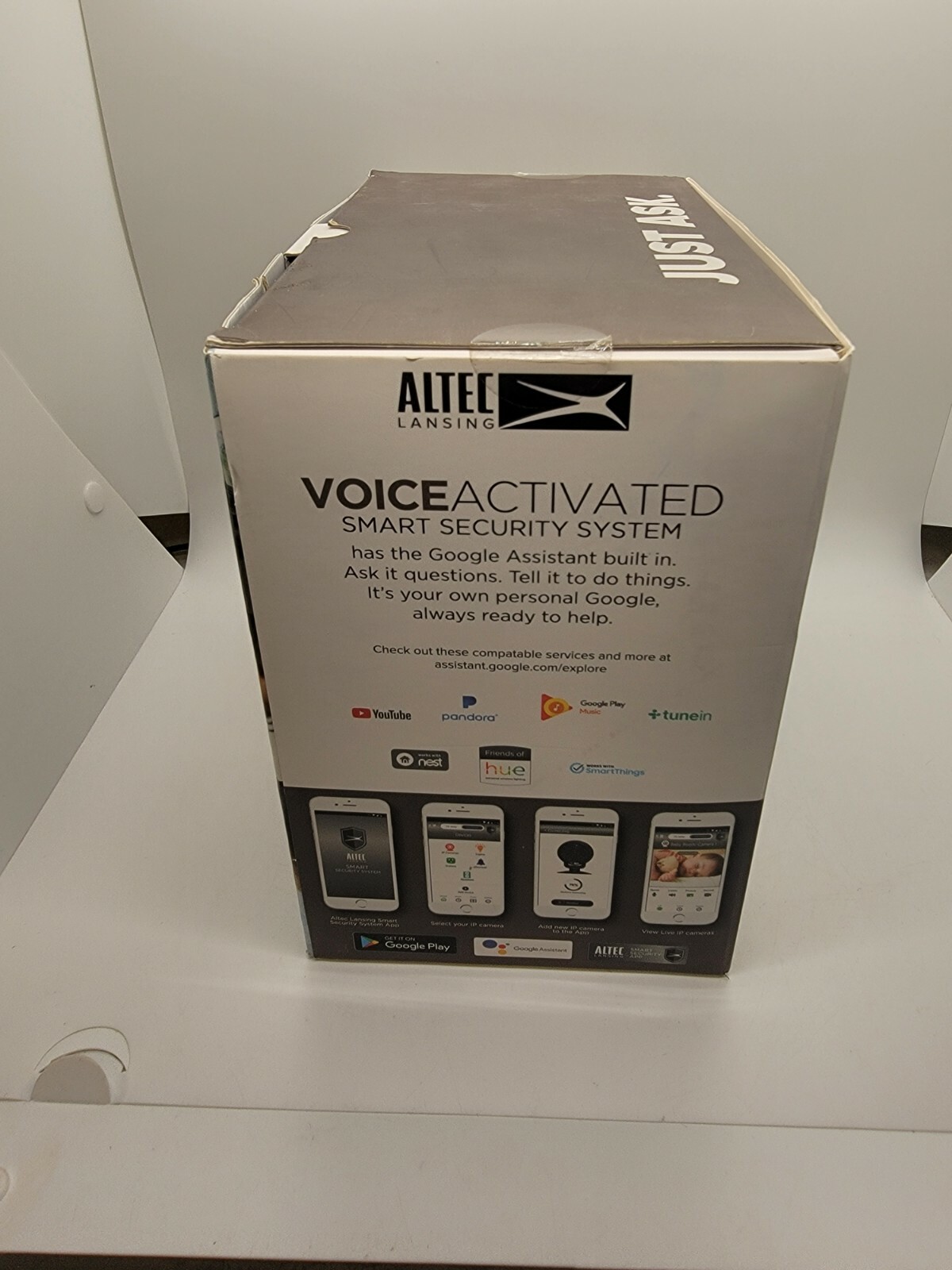New Altec Lansing Voice Activated Smart Security System Camera Wi-Fi Speaker