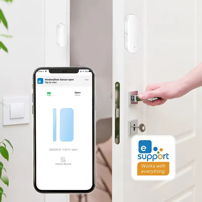 Zigbee Smart Door Window Sensor Smart Home Open/Closed Detectors EWeLink App Con