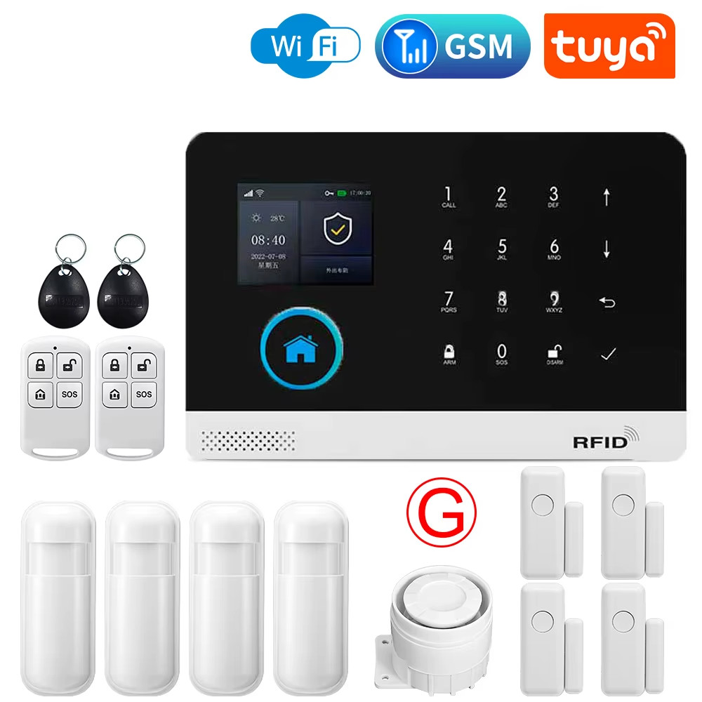 Smart WiFi GSM Home Security Alarm System – APP Control Wireless Anti-Theft New