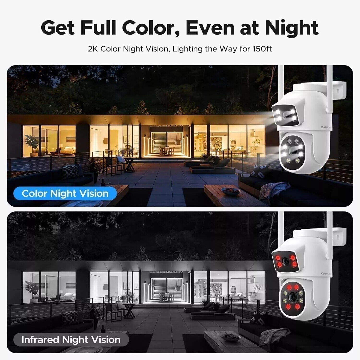 Wireless Security Camera System Outdoor 24/7 Surveillance Motion Alert 10CH NVR