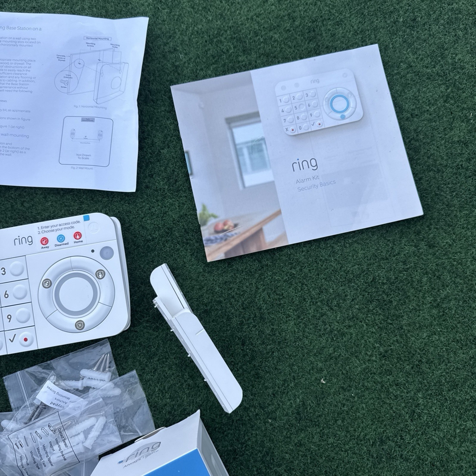 Ring Alarm Home Security System With Base Station Contact Sensors & More