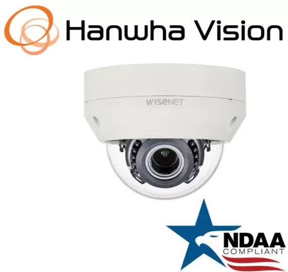 Hanwha Techwin HCD-6070R 2MP Analog HD+ IR Security Dome Camera 3.2~10mm Lens