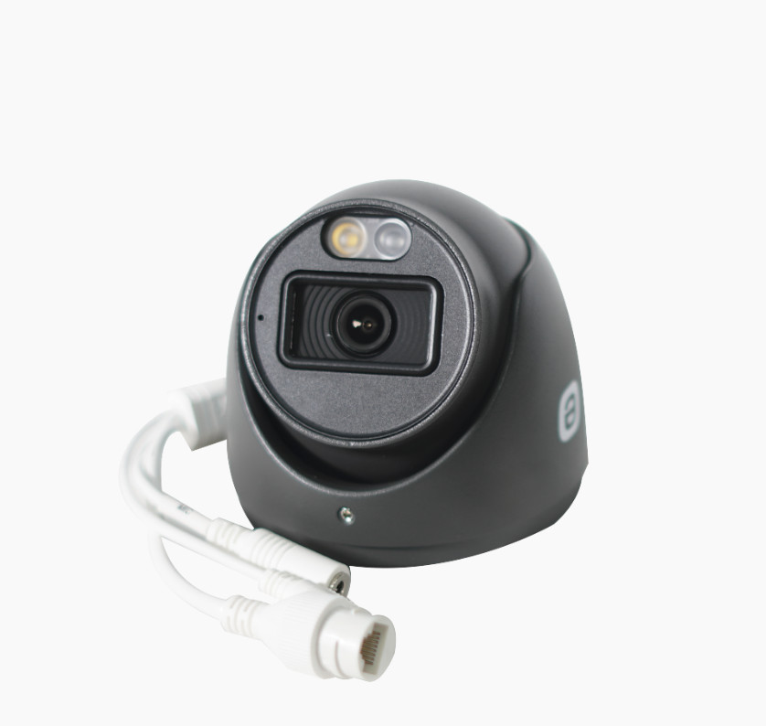 Epcom XE43D-GEN3(BLACK) Camera IP Turret 4MP (2K) 2.8mm IR 98ft IP67 Mic SD