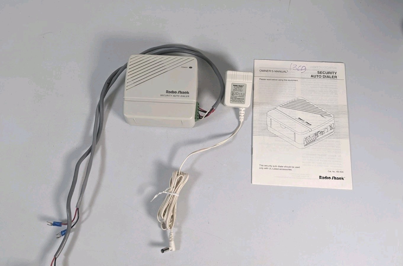 Vintage HTF Radio Shack Security Auto Dialer 49-434 Emergency Message Telephone