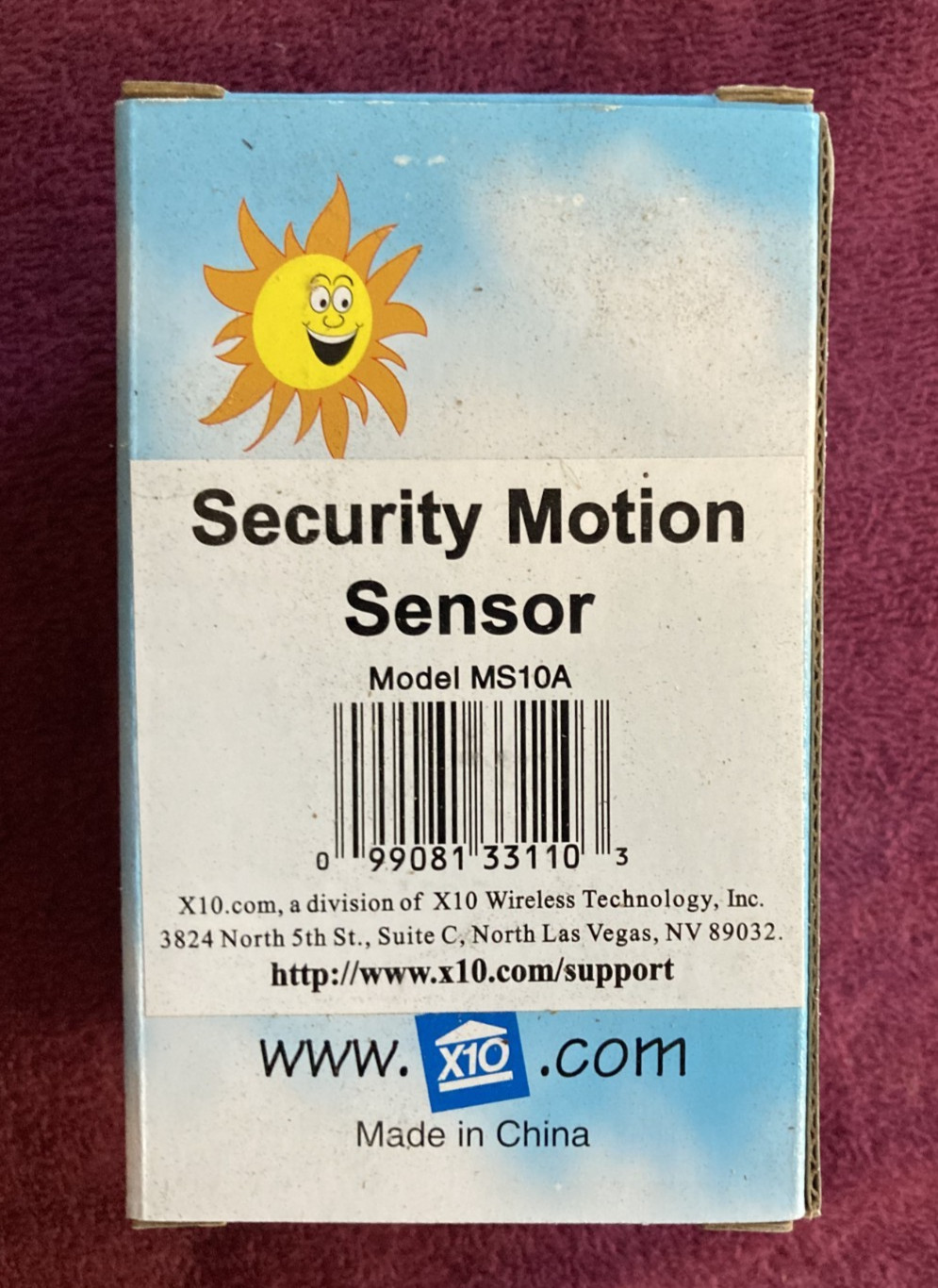 X10 MS10A Powerhouse Smart Security Motion Detector NEW in Box