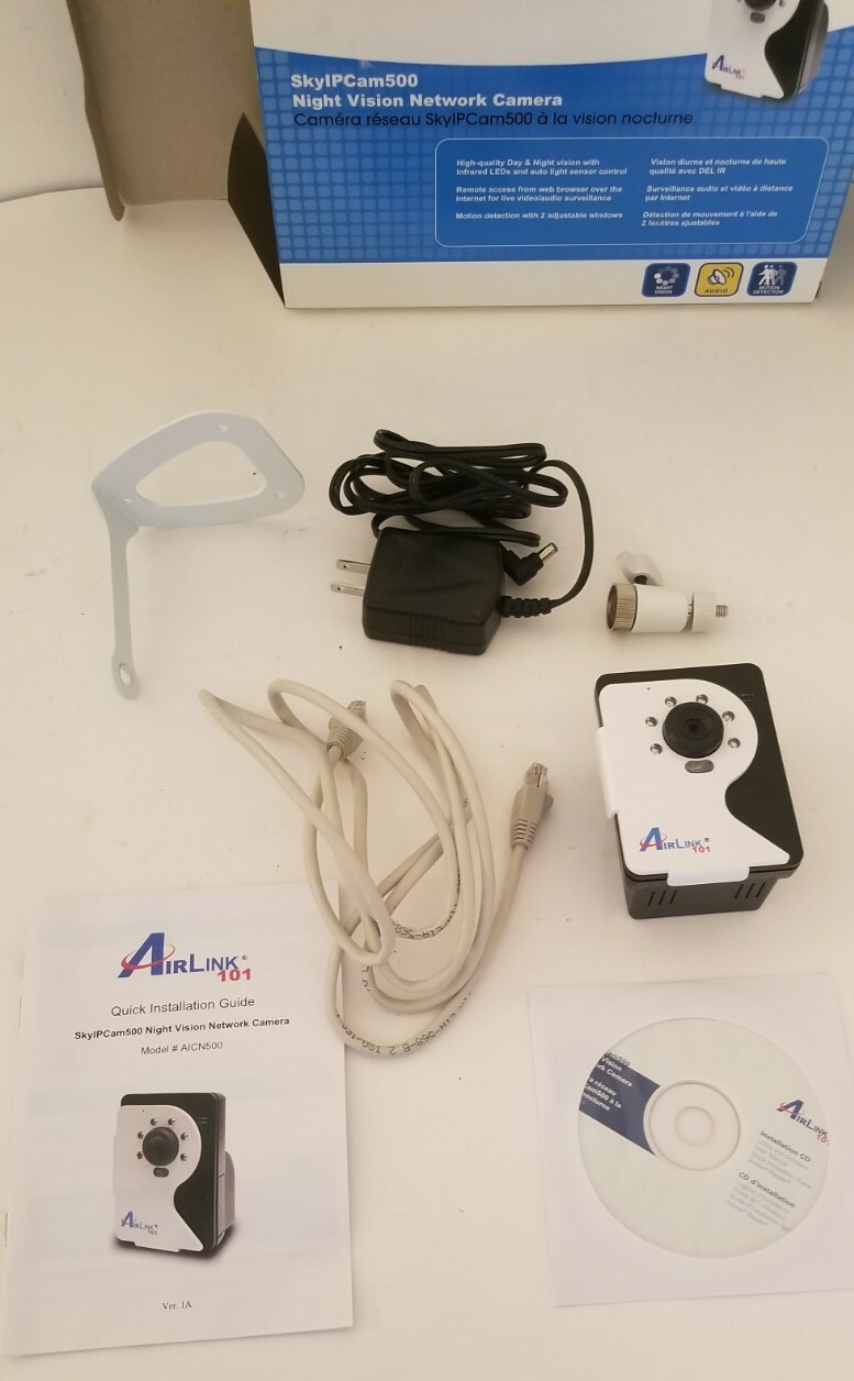 Airlink IP Camera AICN500 SkyIPCam 500 Night Vision Network Camera