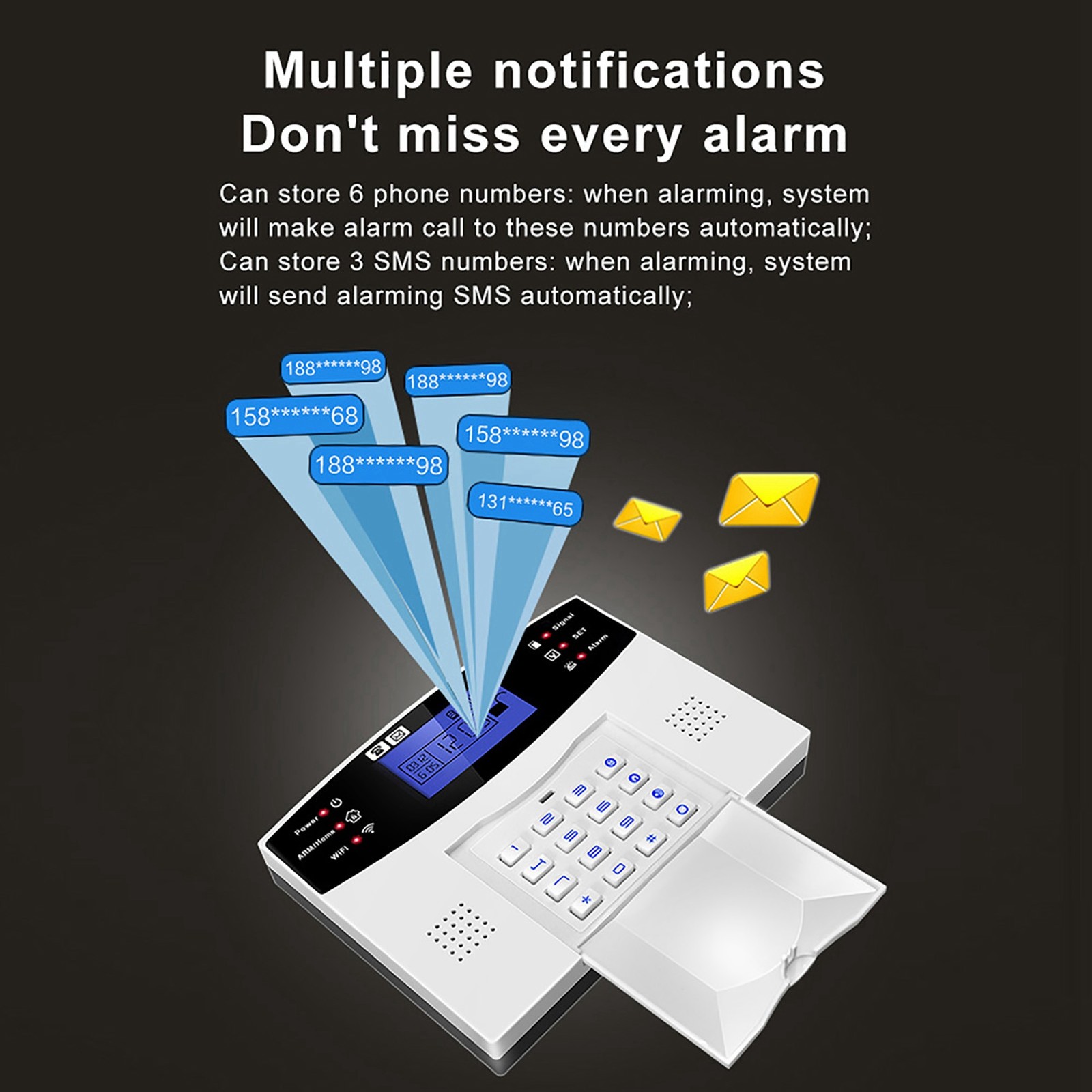 Security Alarm System With Stylish Design For Home Security Needs Premium