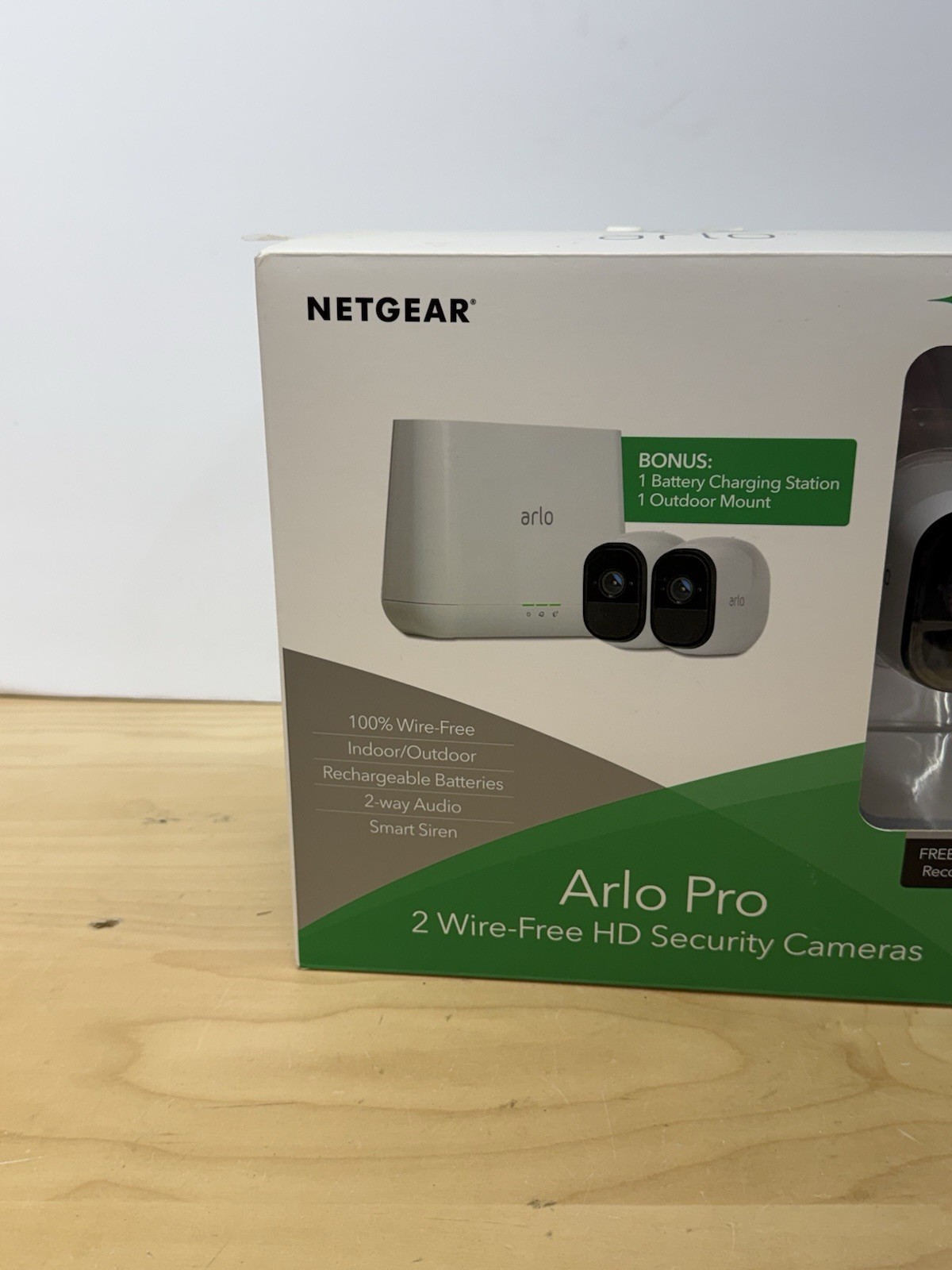 Netgear Arlo Pro Wire-Free HD Security Camera Every Angle Covered 2 Wire Camera