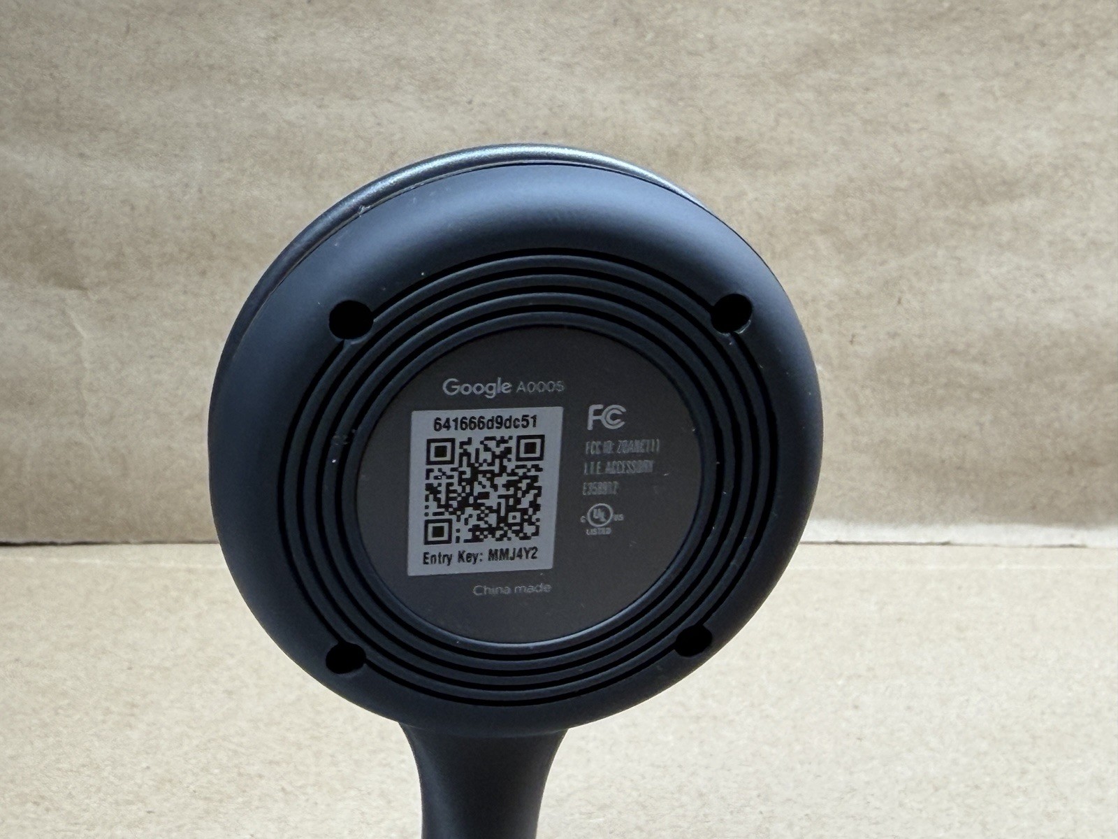 Google Nest Cam Indoor Security Plug-in Wi-Fi Camera NC1102ES A0005 Tested Works