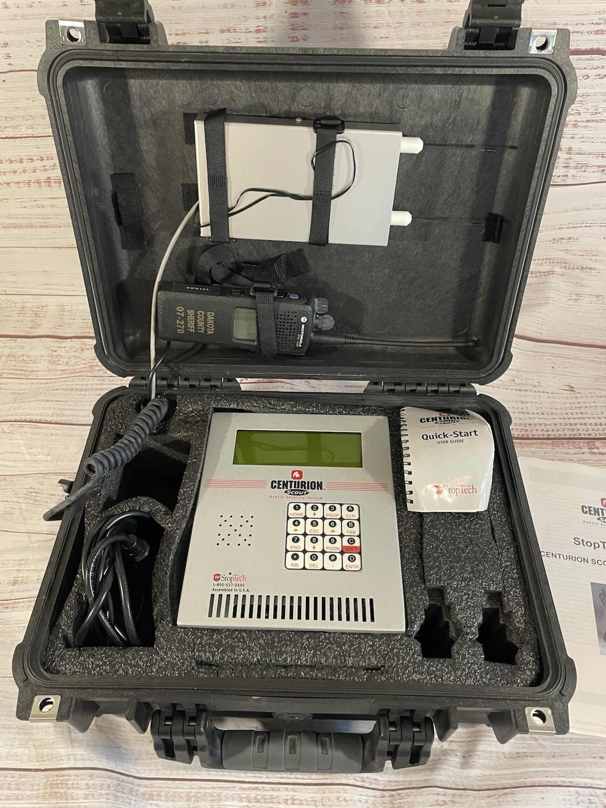 Centurion Scout | Mobile Security System | StopTech | w/ Motorola XTS1500