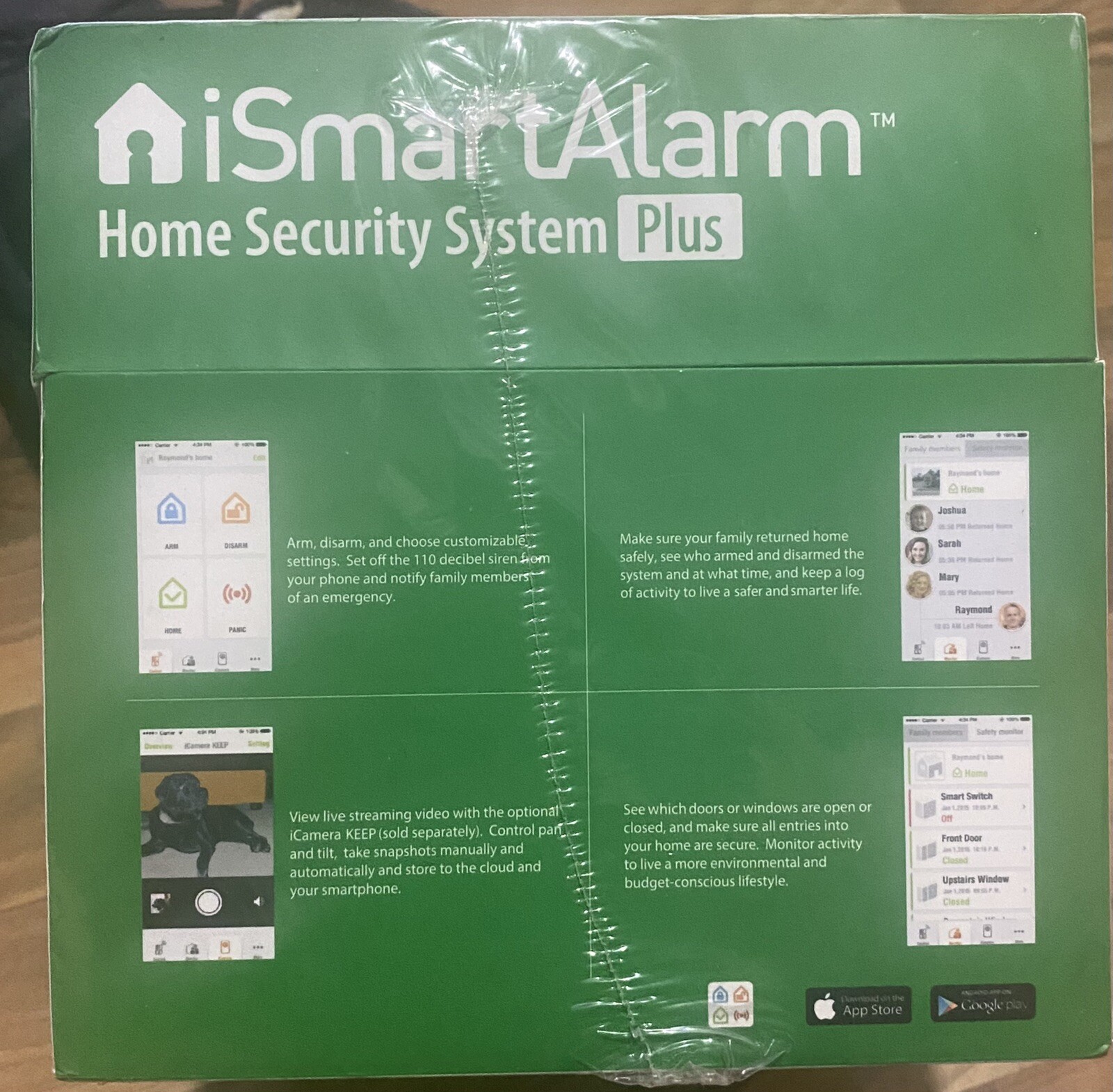 ISmartAlarm Home Security System Plus