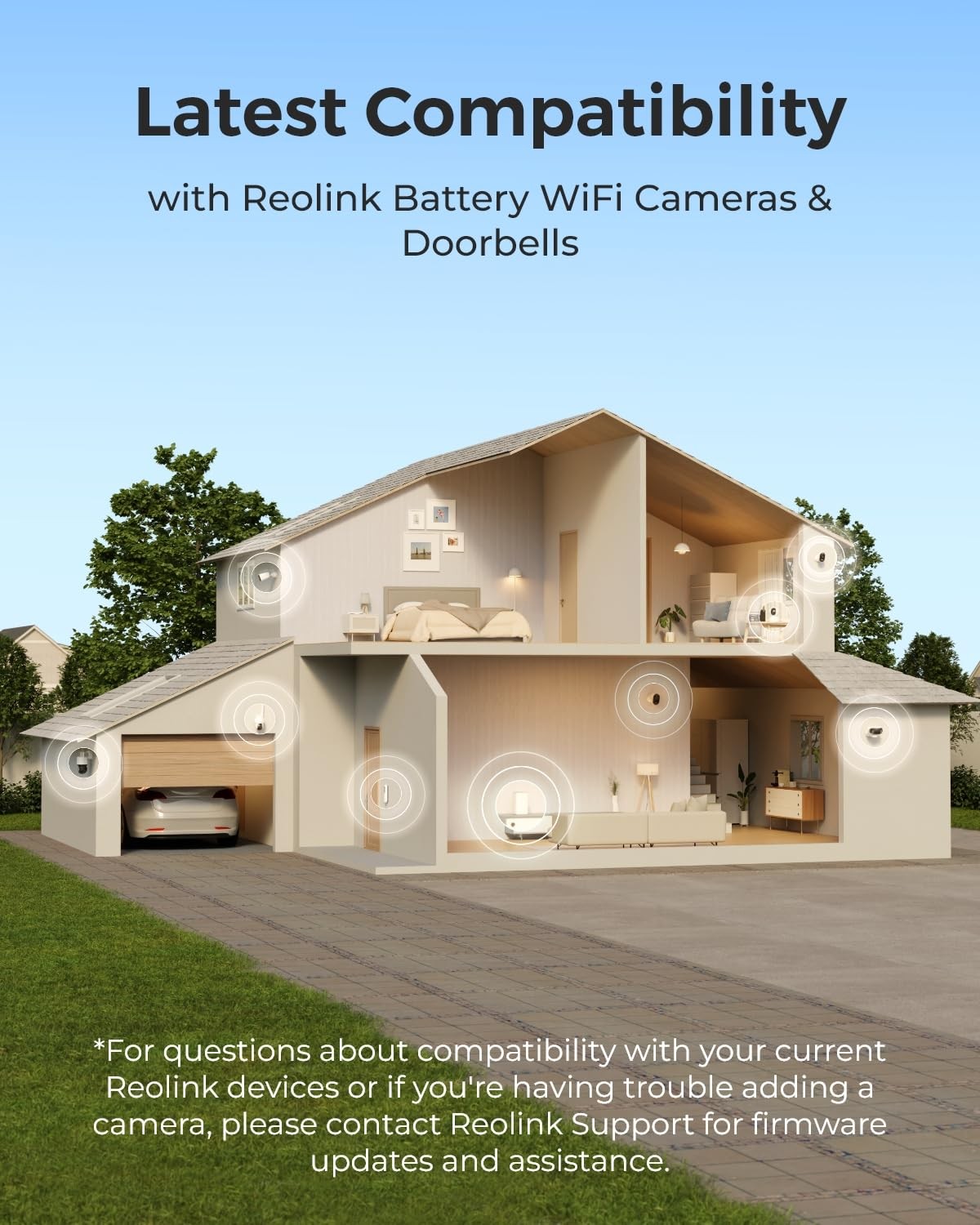 REOLINK Home Hub Centralized Control for up to 8 6.30*3.94*7.76 inches, White