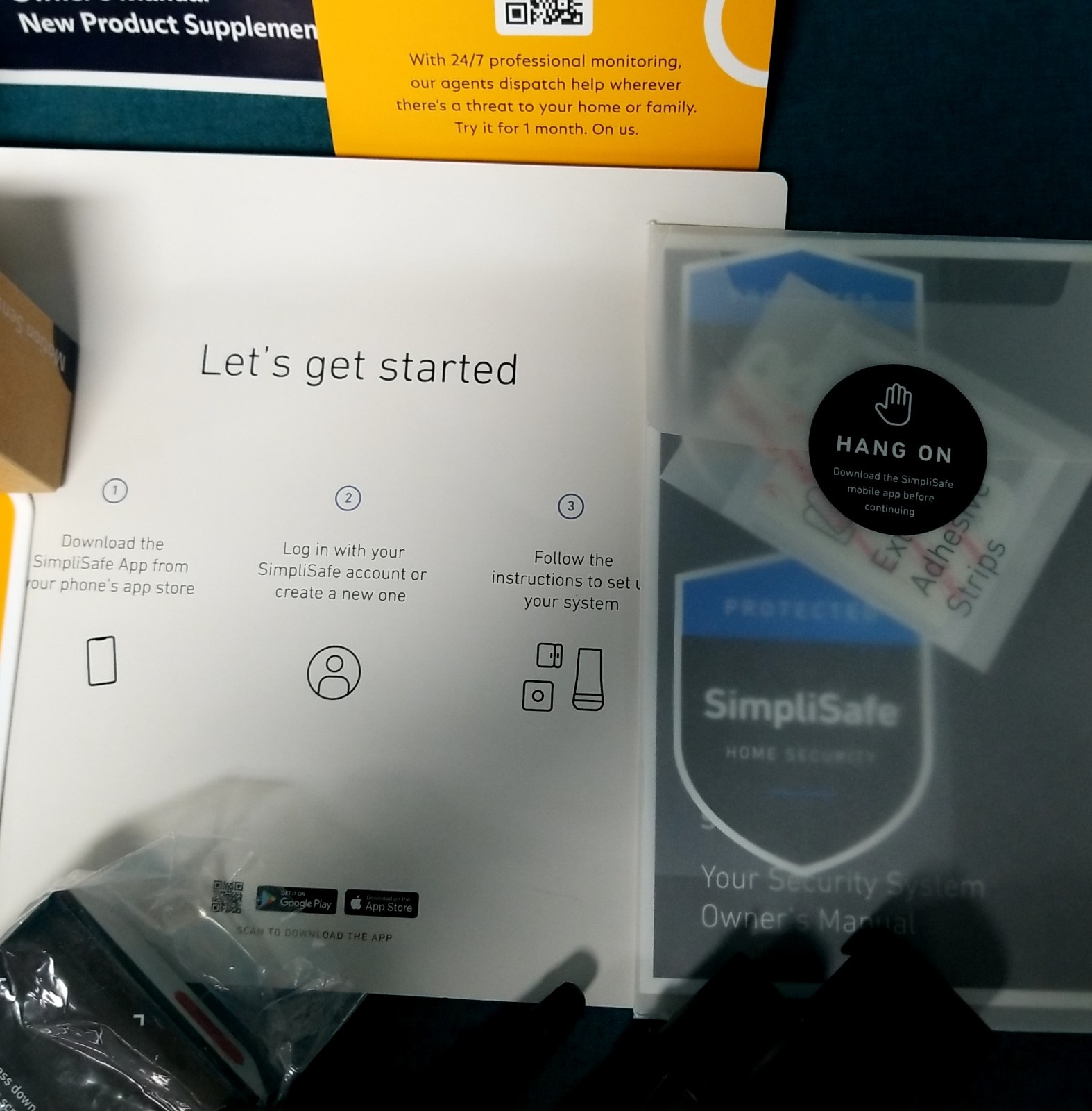 SimpliSafe Wireless Home Security System Set Untested