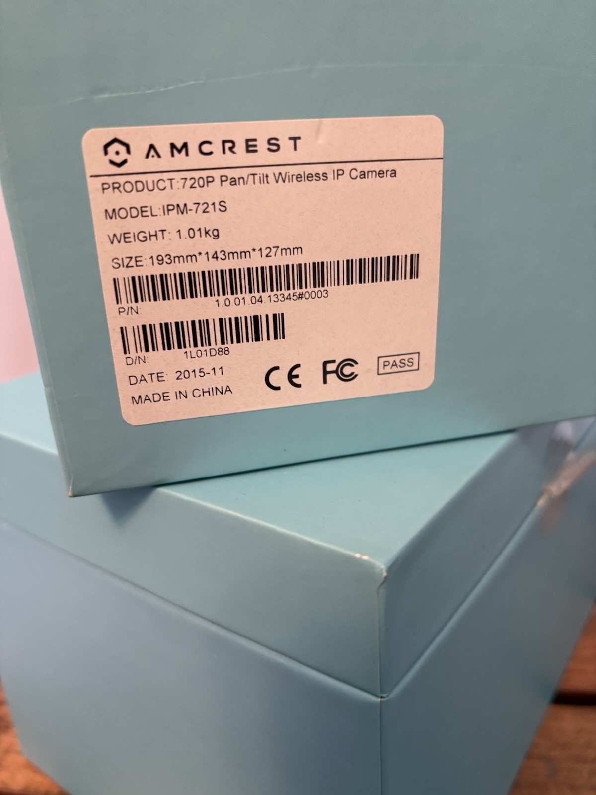 Amcrest IPM-721S 720P Wireless Pan/Tilt Dome IP Cameras Set of 2