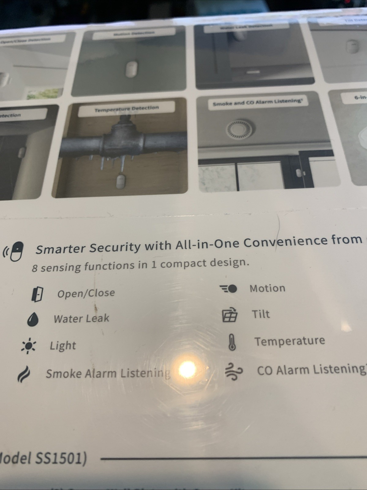 Sealed Arlo Home Security System with Wired Keypad Sensor Hub, 5 8-in-1 Sensors