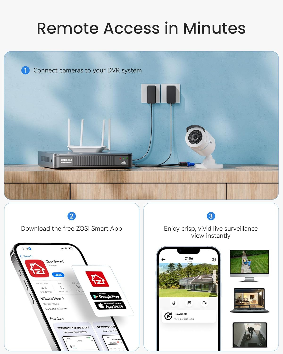 Camaras De Seguridad Para Casa Oficina Home Security Camera System 8 Cameras