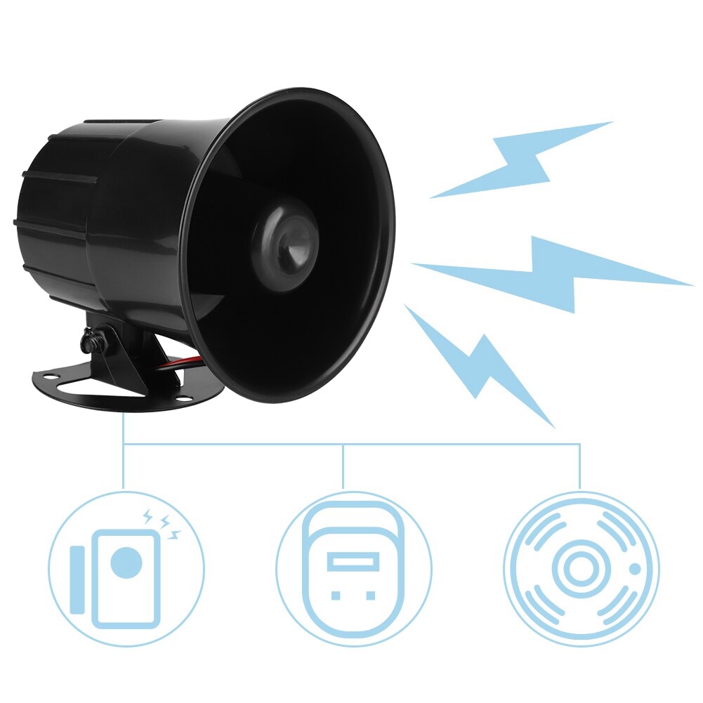 Outdoor Security Alarm Siren Loud Alarm Horn 110dB ZOK