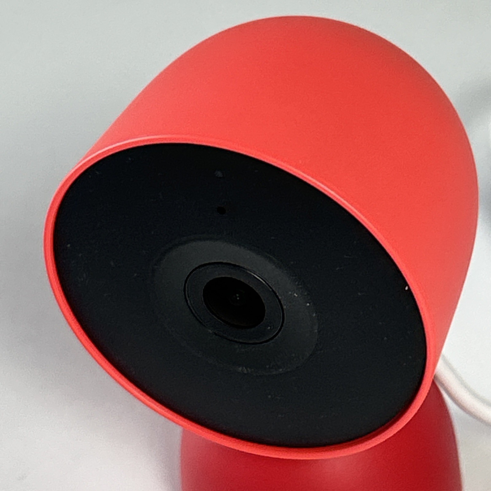 Google Nest Cam Indoor 3rd Generation Wired 2K Security Camera Berry Red