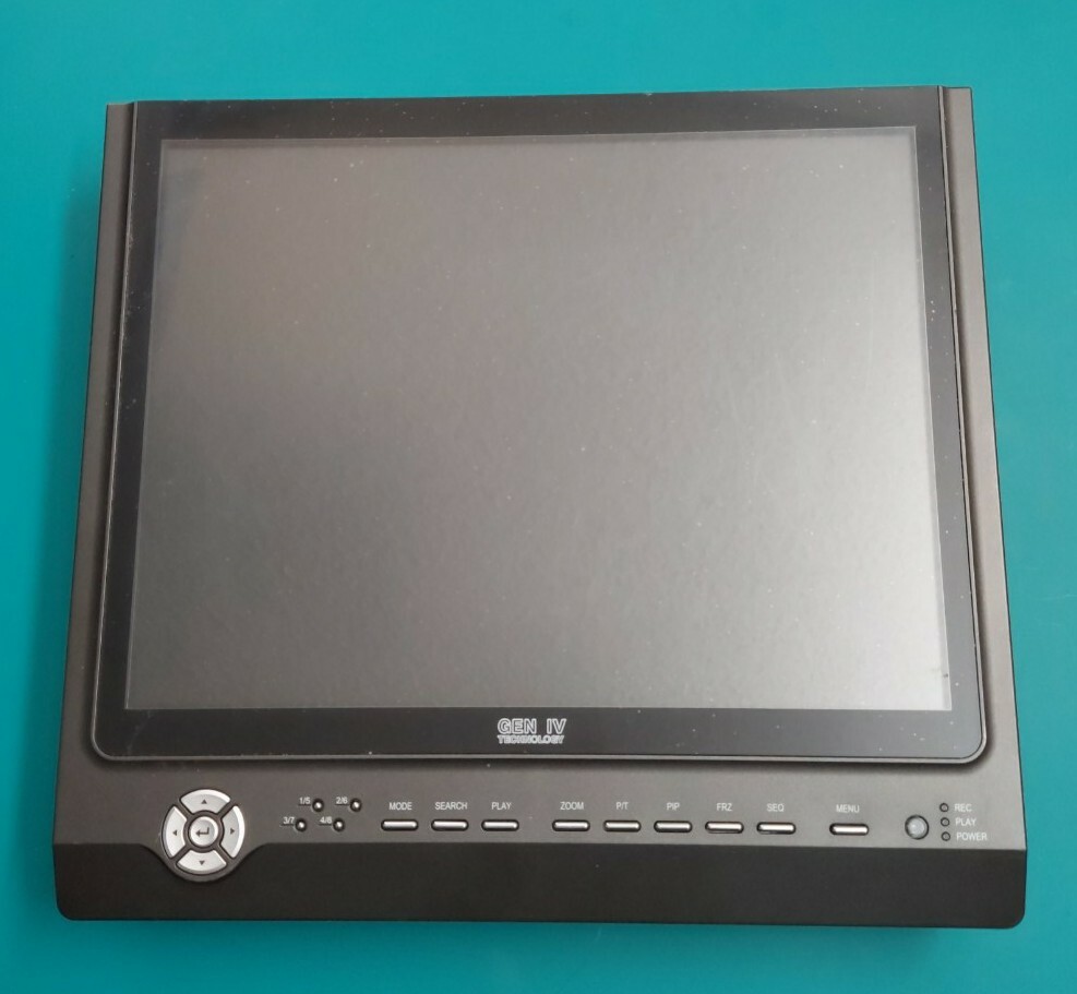 15″ GEN IV TECHNOLOGY LCD Monitor with DVR Model AIO 800