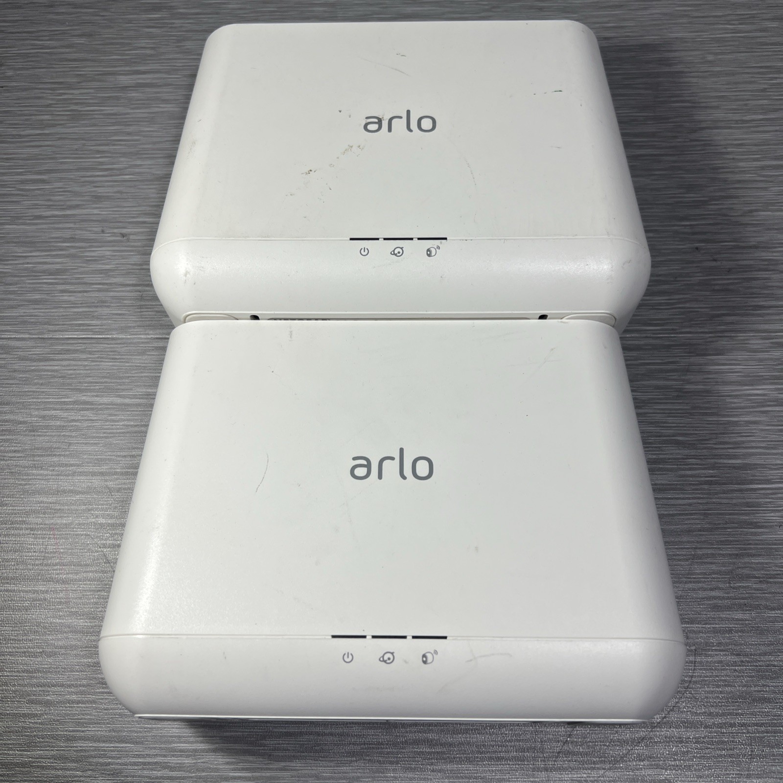 LOT OF 2 Arlo Netgear Base Station VMB4000 for Arlo, Pro, Pro 2 *FOR PARTS*