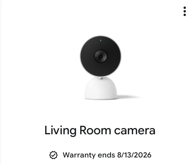 Google Nest Cam 2nd Gen Indoor Security Camera 1080p HD Wi-Fi Used Vry Good Snow