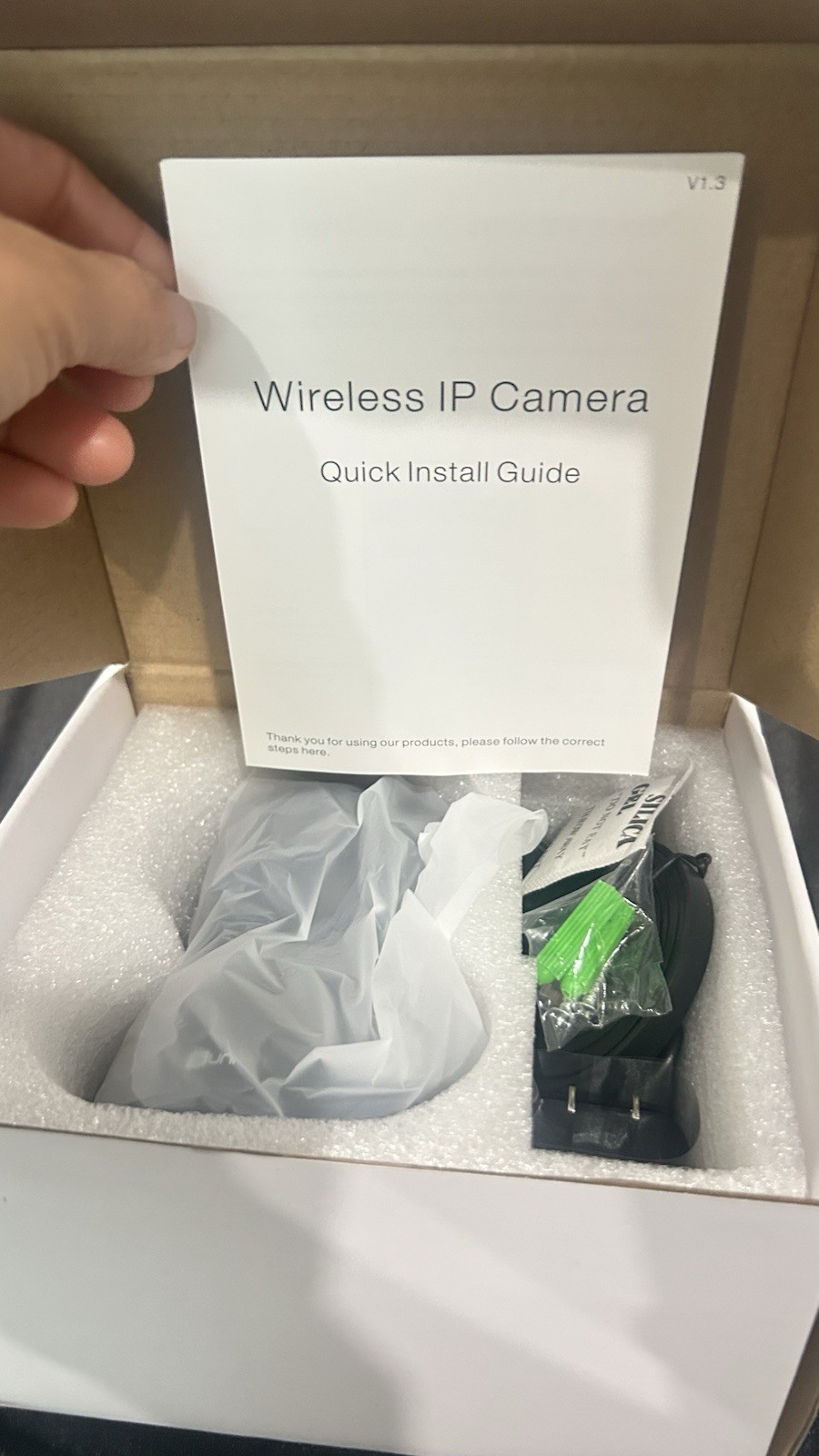 Sunnzo Wireless IP/Network Indoor Surveillance Camera Black
