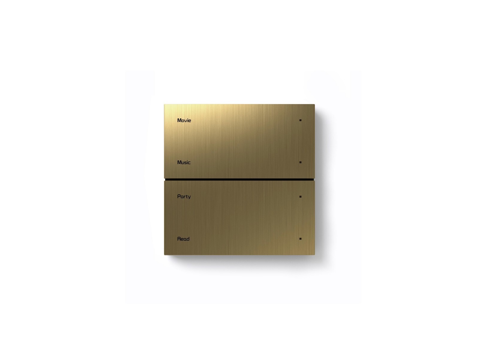 KNX KEYPAD 8 BUTTONS CITRON ENTRY-LUX SQUARE OR RECTANGULAR LUXURY