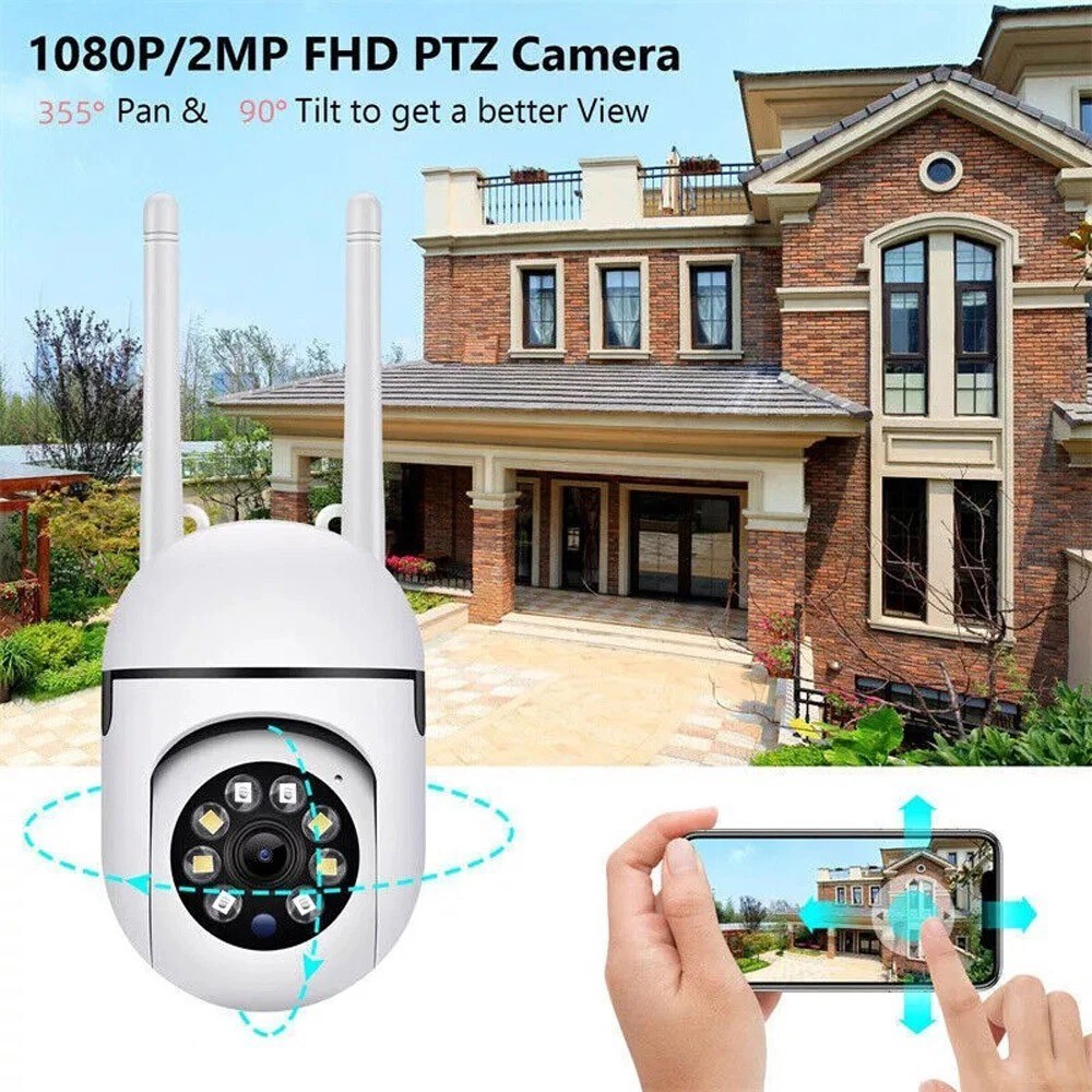 1-4Pack Wireless 5G WiFi Security Camera System Smart Outdoor Night Vision 1080P