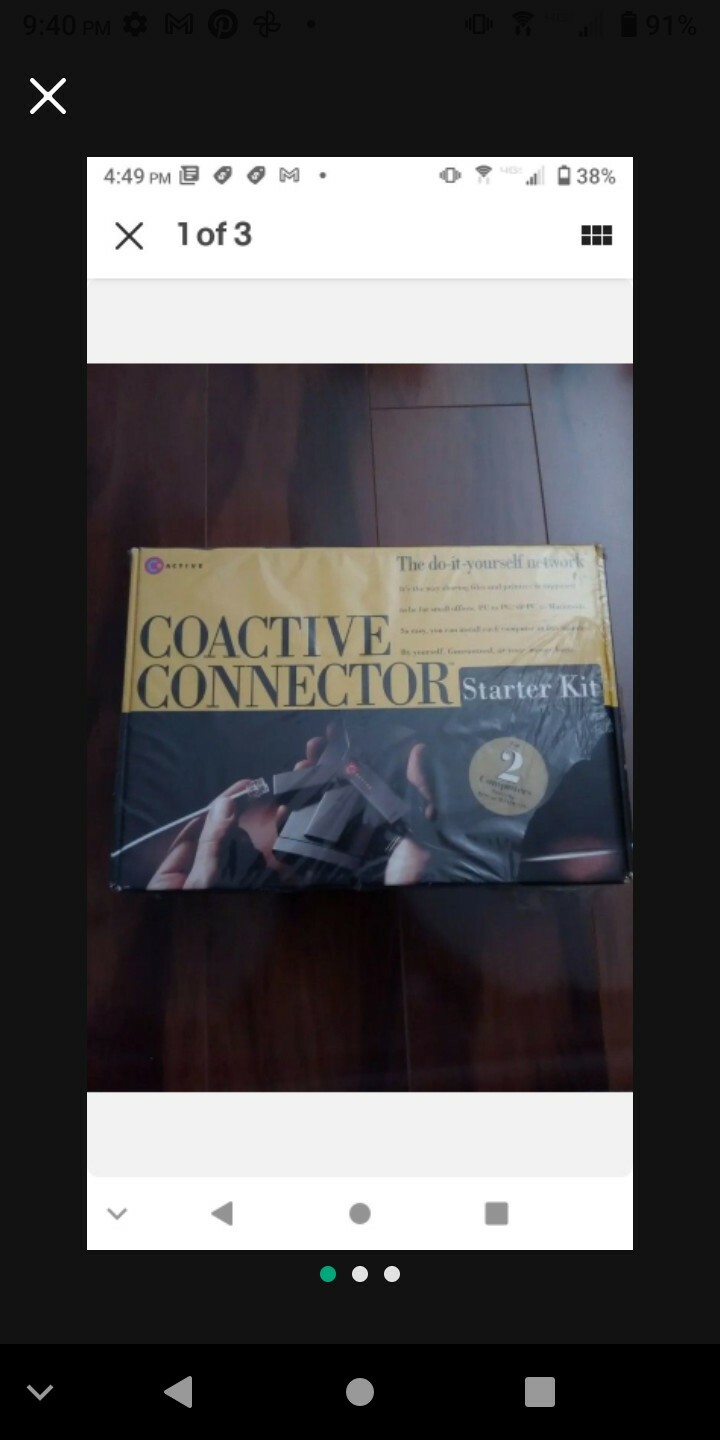 Coactive Connector Starter Set New In Original Box