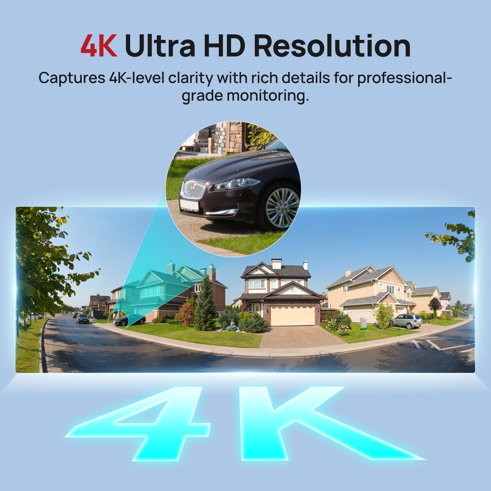 Vikylin 4K 16CH 16POE NVR CCTV System 8MP Camera Outdoor Full Color+IR Audio Lot