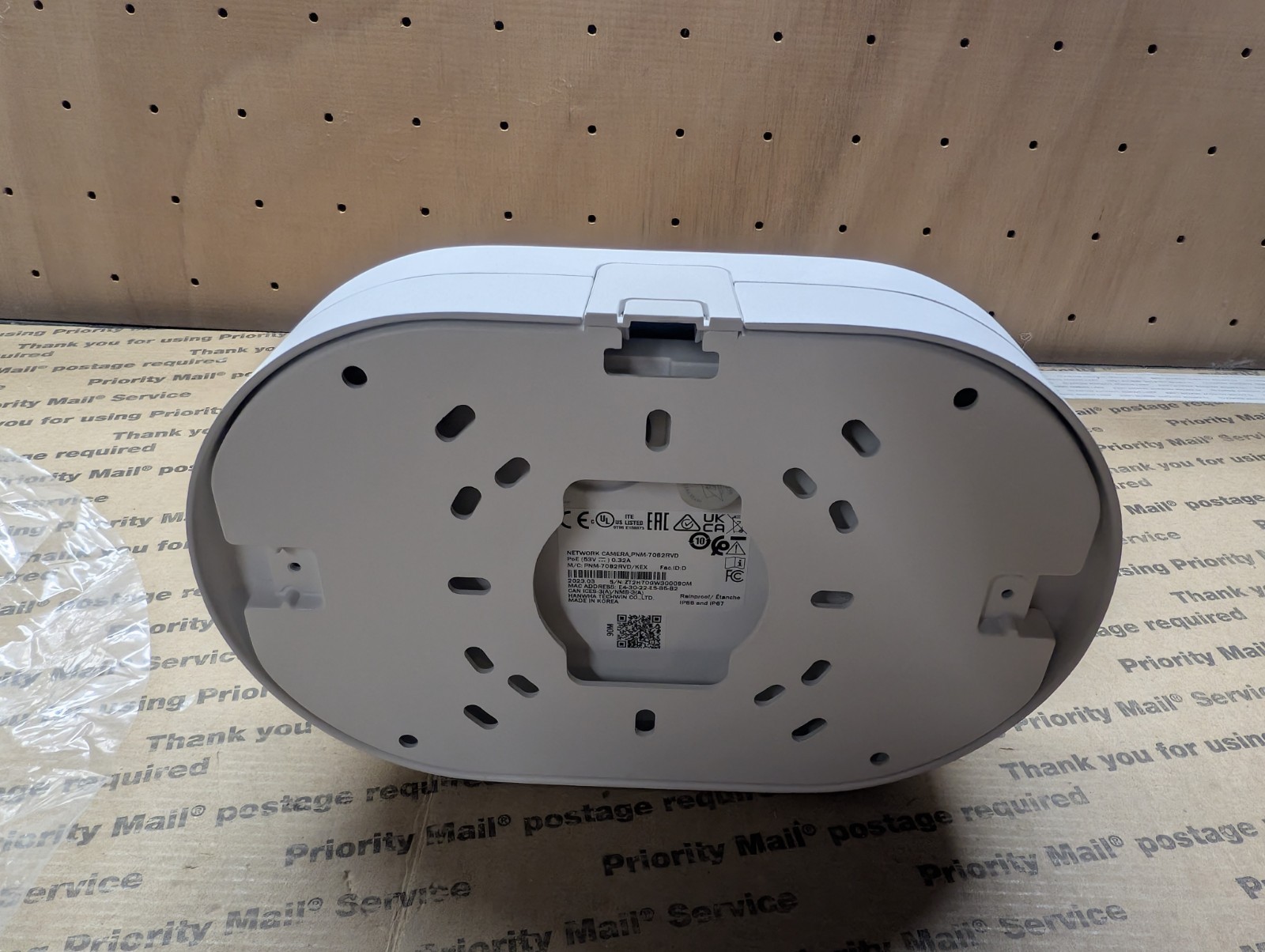 WiseNet used PNM-7082RVD dual 2mp IP Camera Hanwha Techwin *camera only*