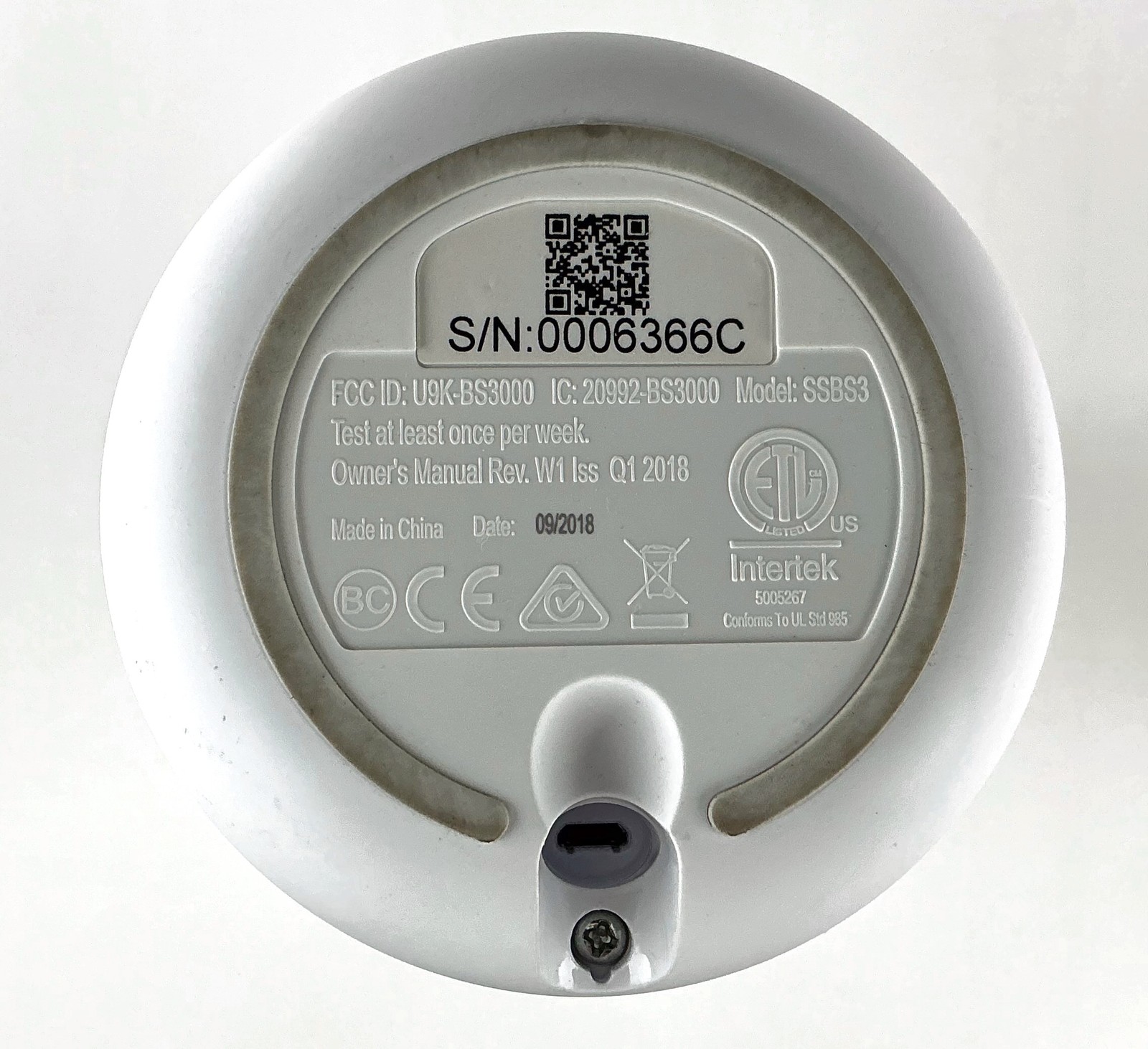 SimpliSafe Gen 3 Base Station Home Security Hub Used