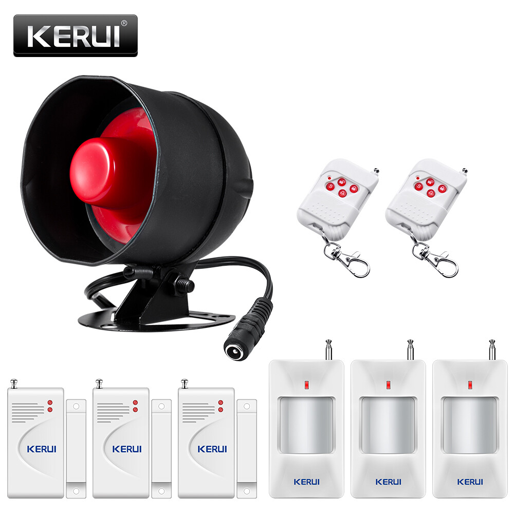 KERUI Wireless Door Window Alarm Burglar Intruder Security Sensor System Kit