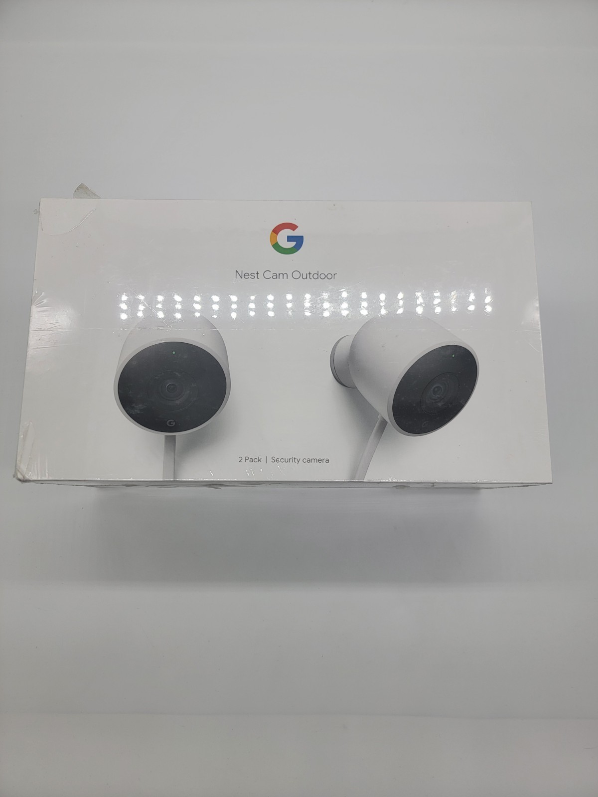 Google Nest Cam Outdoor Smart Security Camera (2-Pack) NC2400ES – Sealed NEW