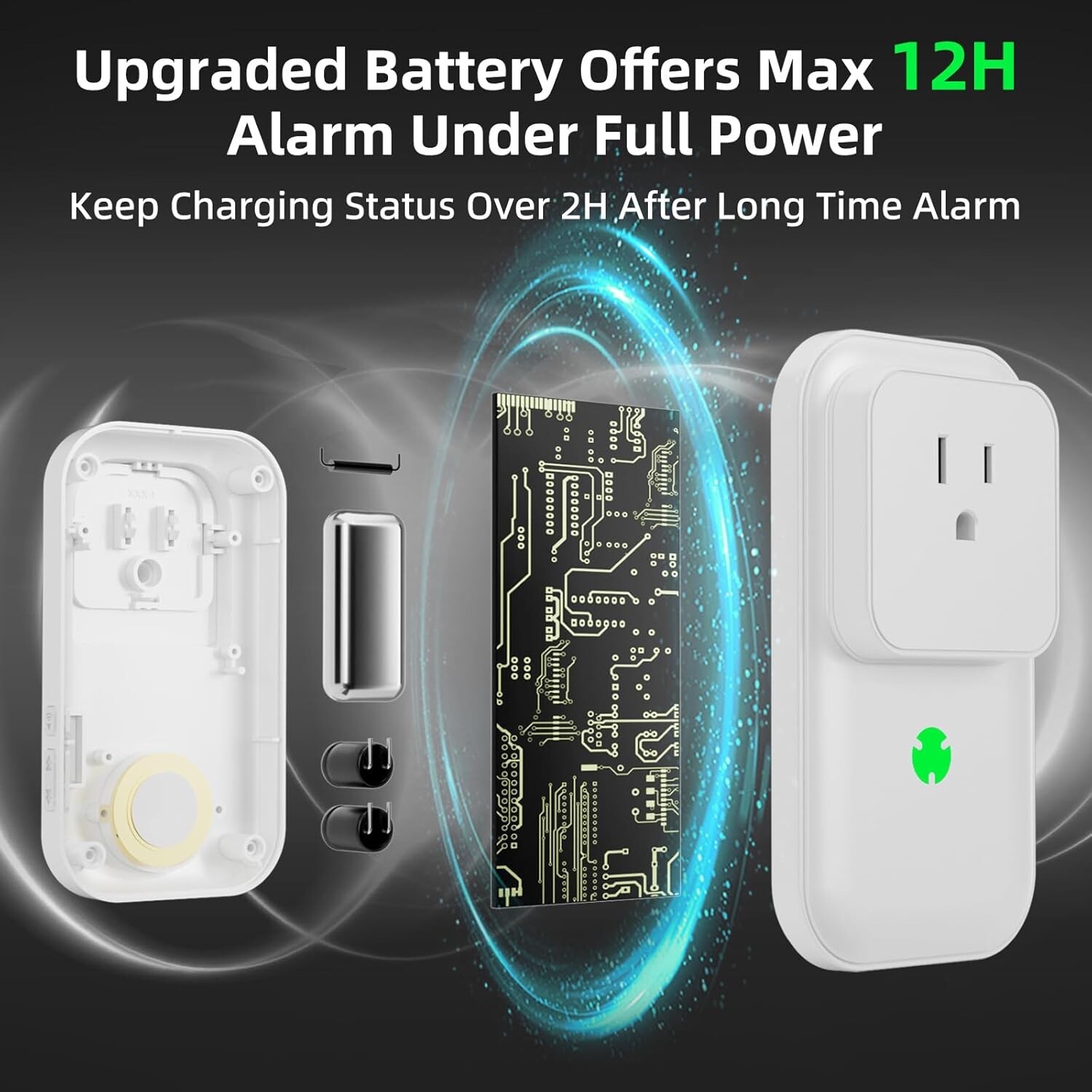 Satisure Power Failure Alarm for Freezer Alarm, Power Outage Alarm,Power Loss