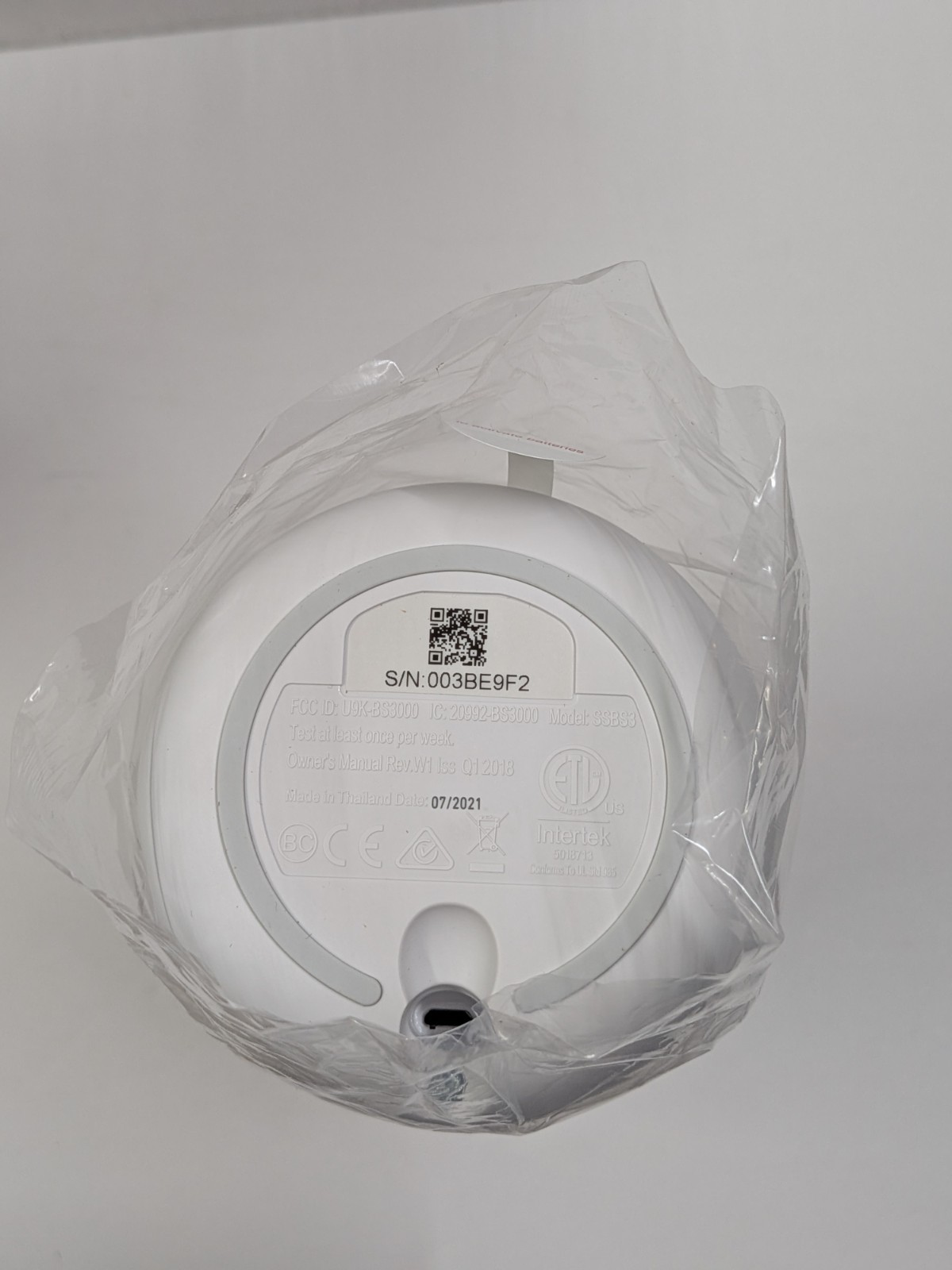 SimpliSafe Base Station BS3W White NEW OPEN BOX